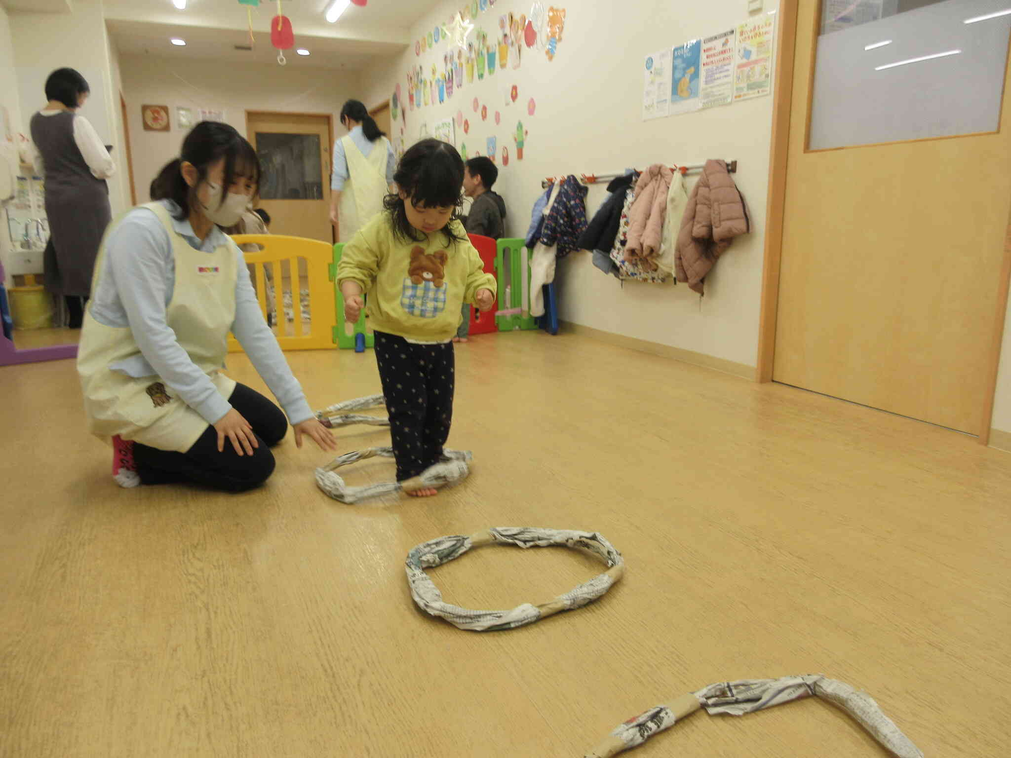 次の輪っかまでジャンプ！