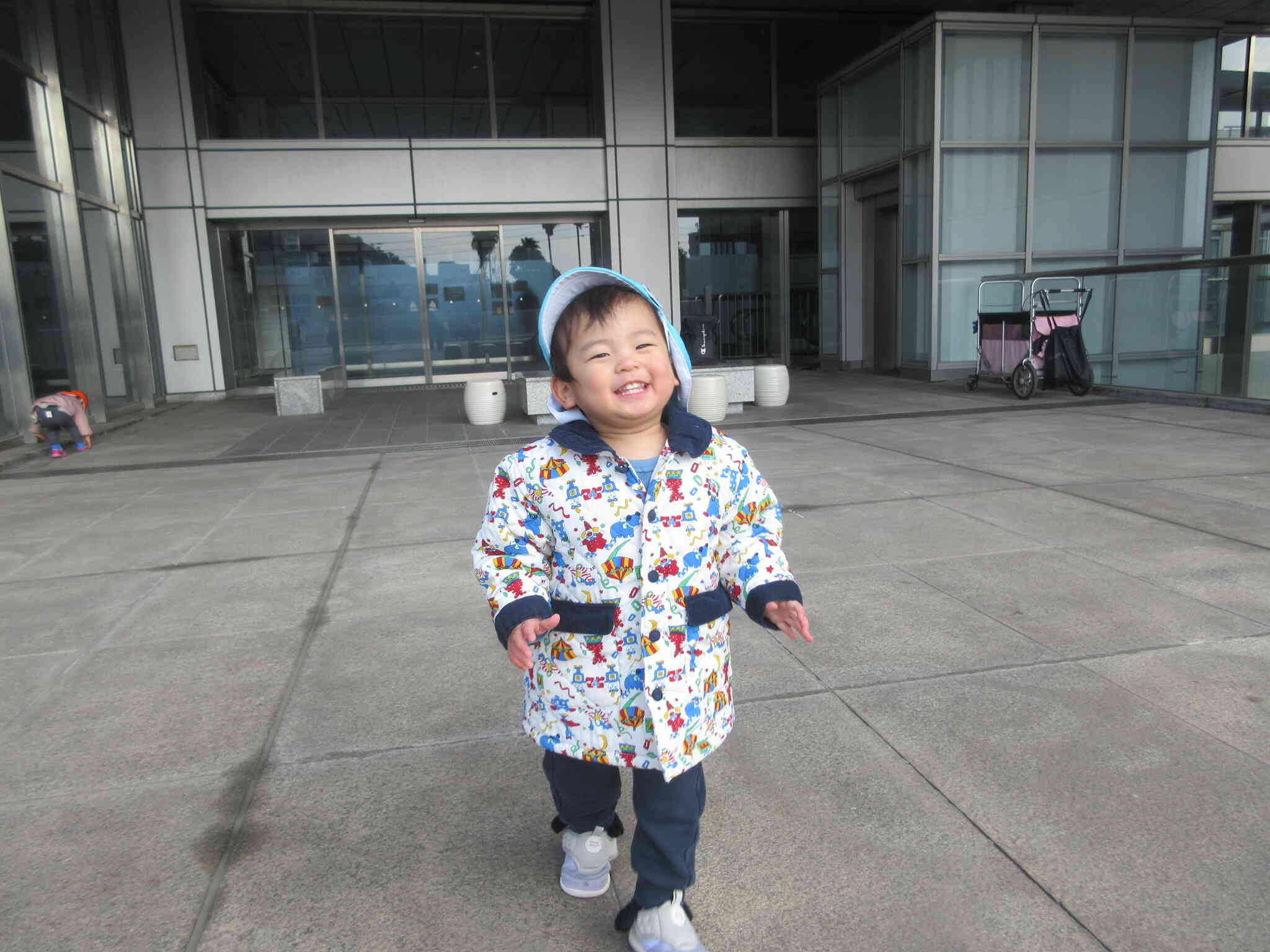 散歩に行ったよ！