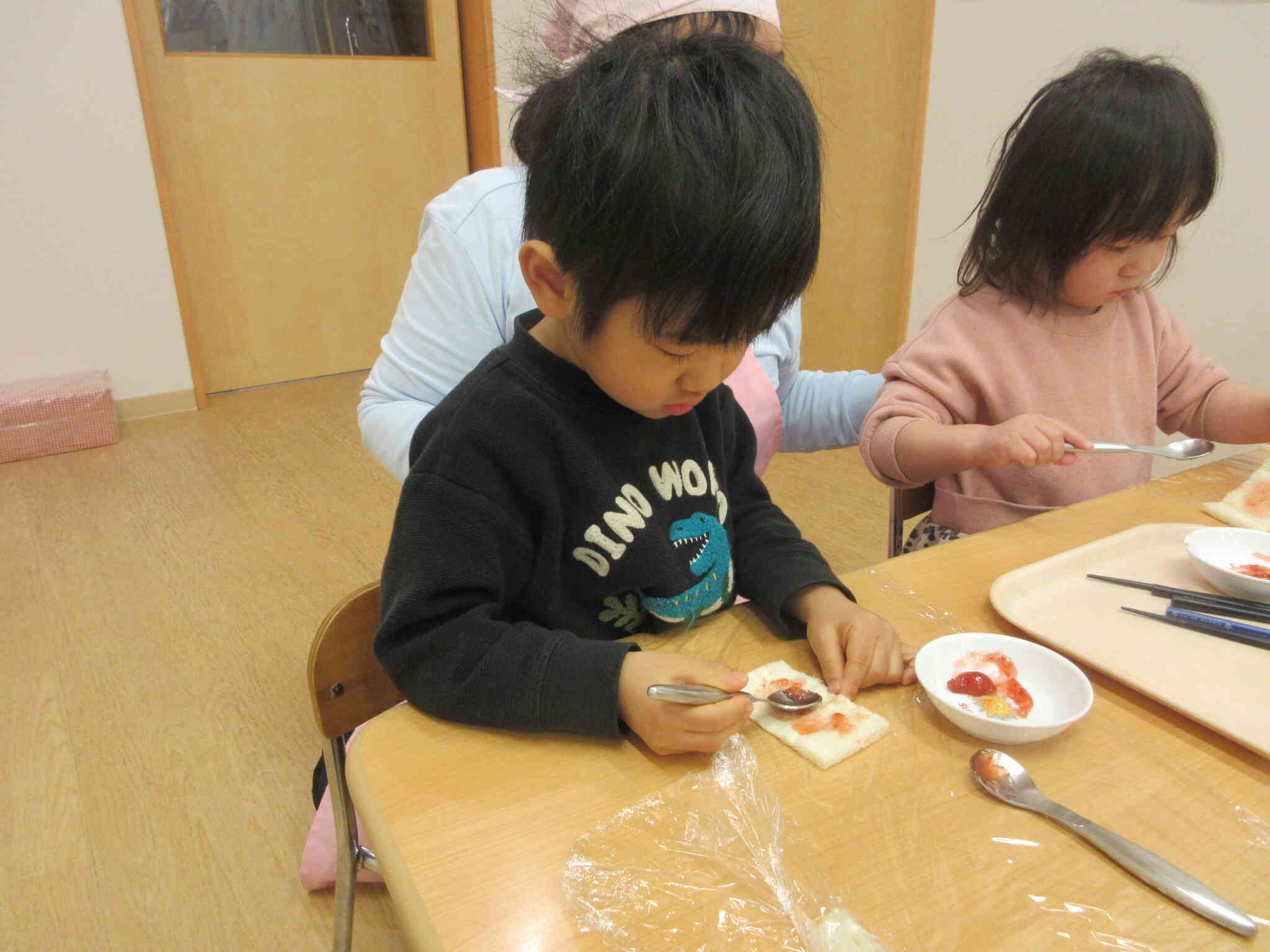 上手に塗れているね♪