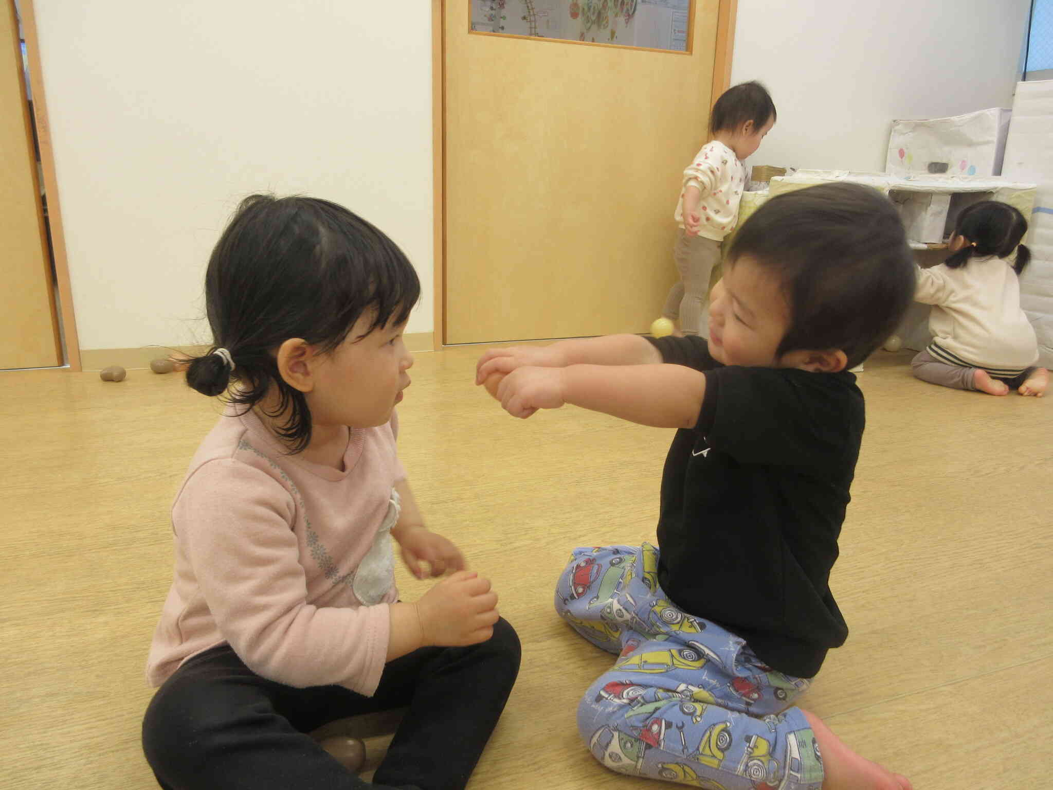 今週の様子♪（1歳児　あひる組）