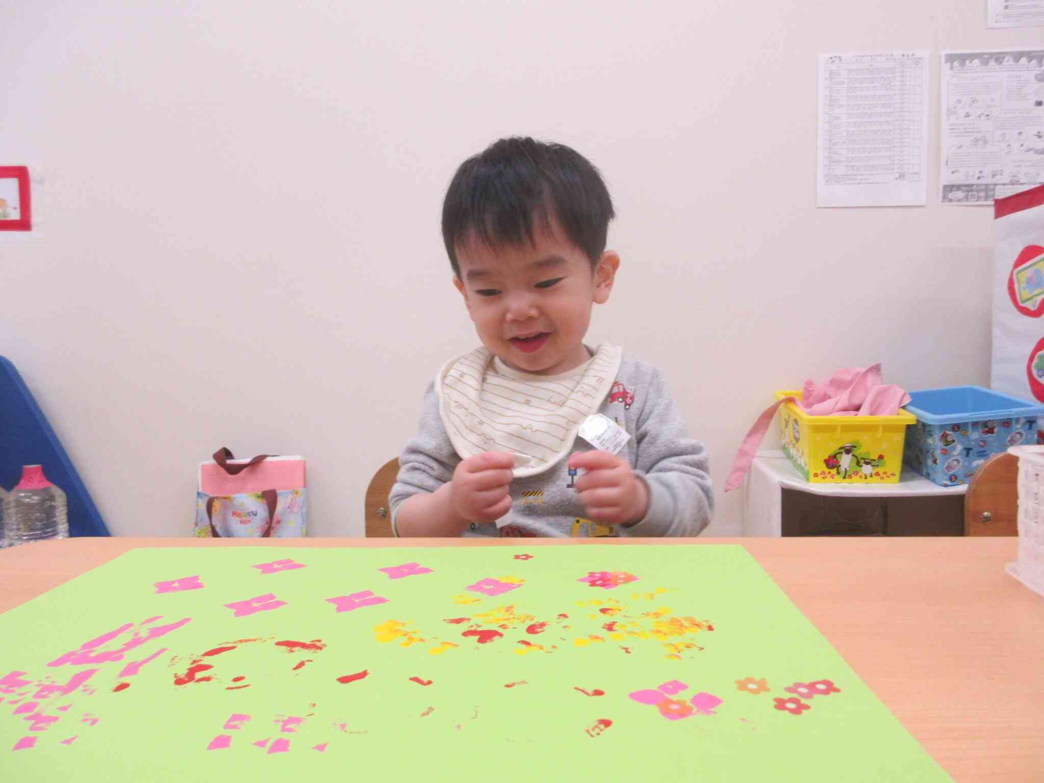 可愛いお花が出来たね！