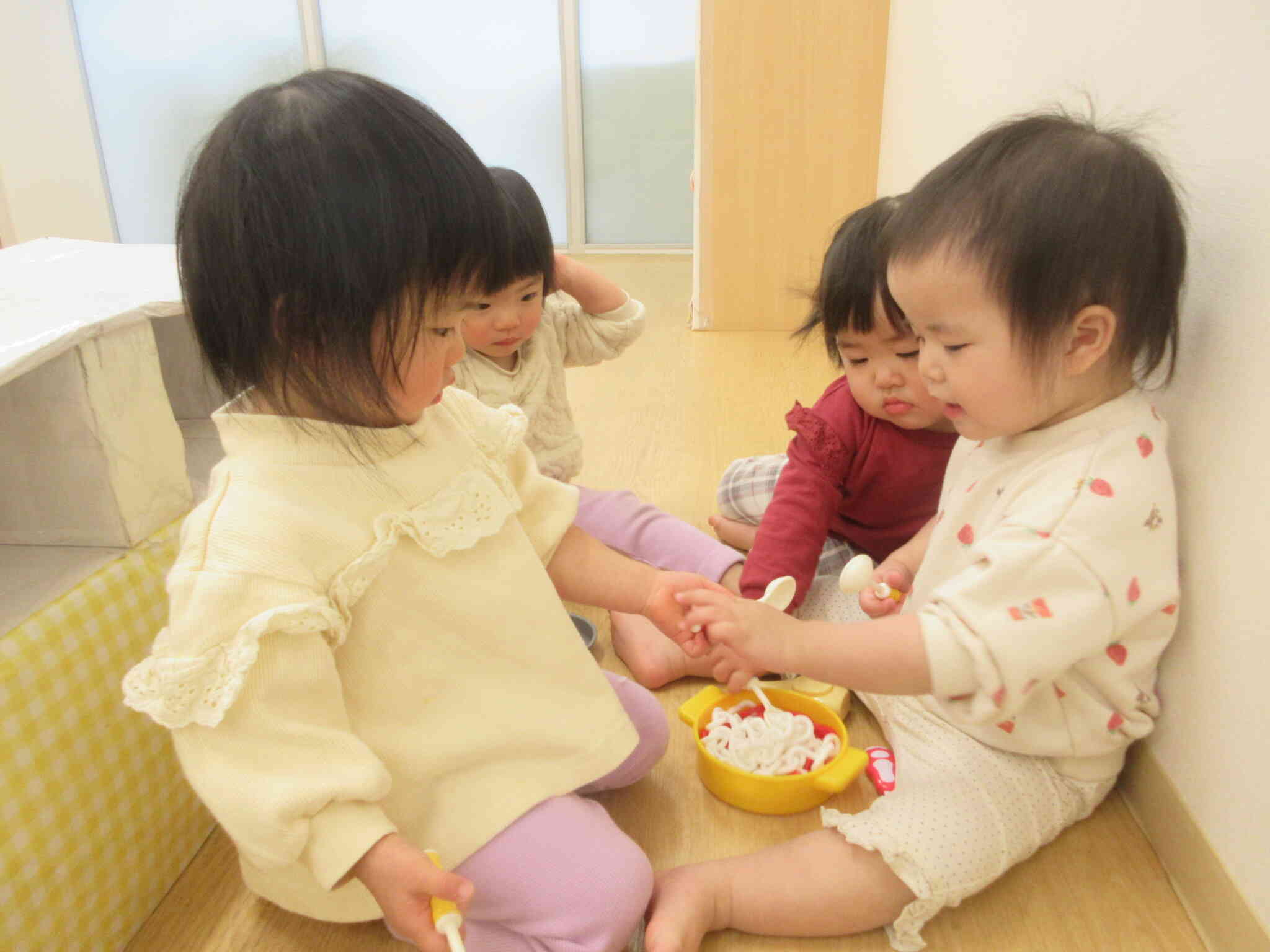 おままごと遊び楽しいね♪
