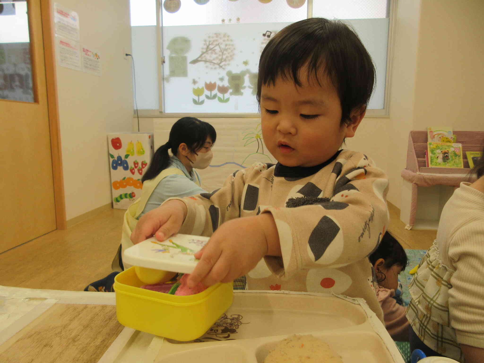 新しいクラスの様子♪（２歳児　うさぎ組）