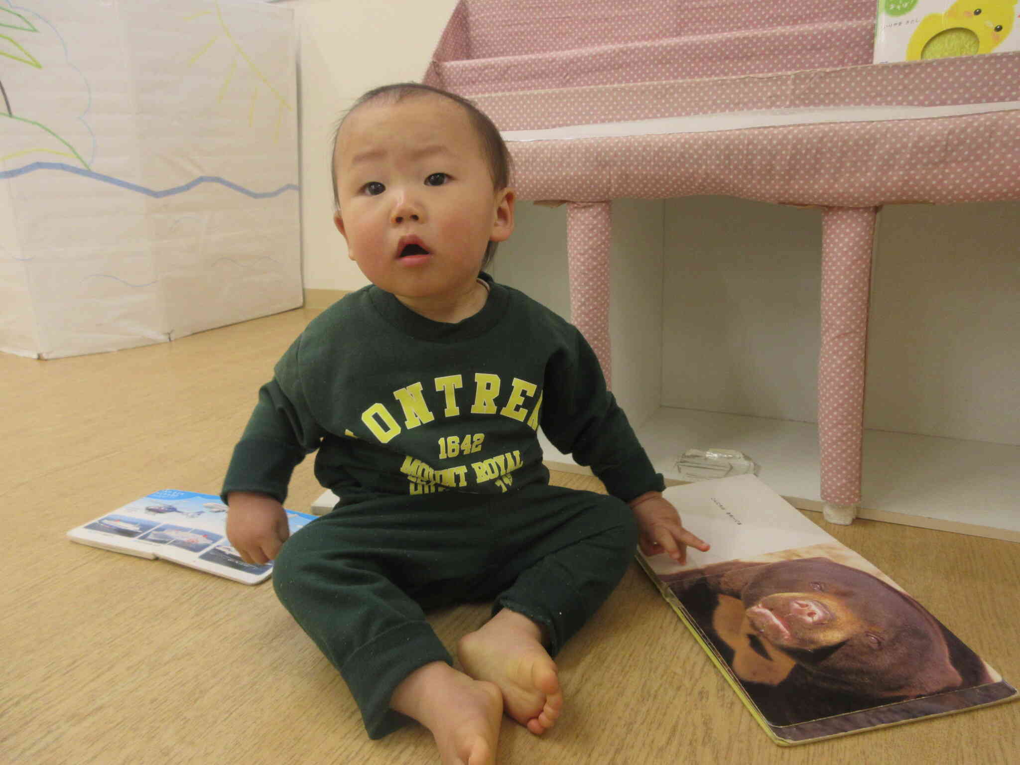 新しいお友だち☆②(1歳児　あひる組)