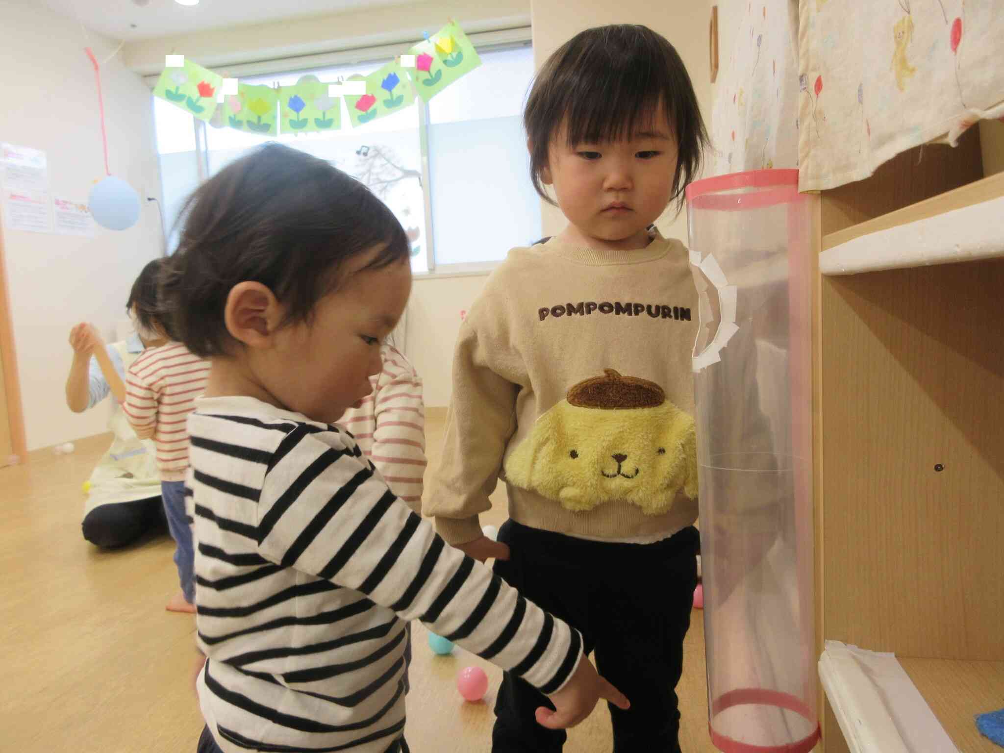 ボール転がしもしたよ！