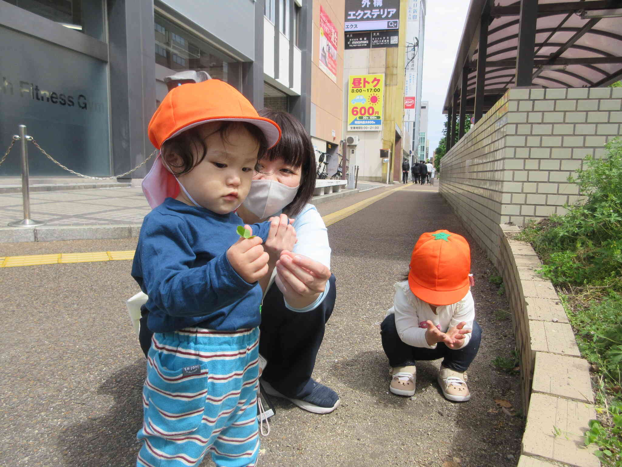 お散歩に行ったよ！