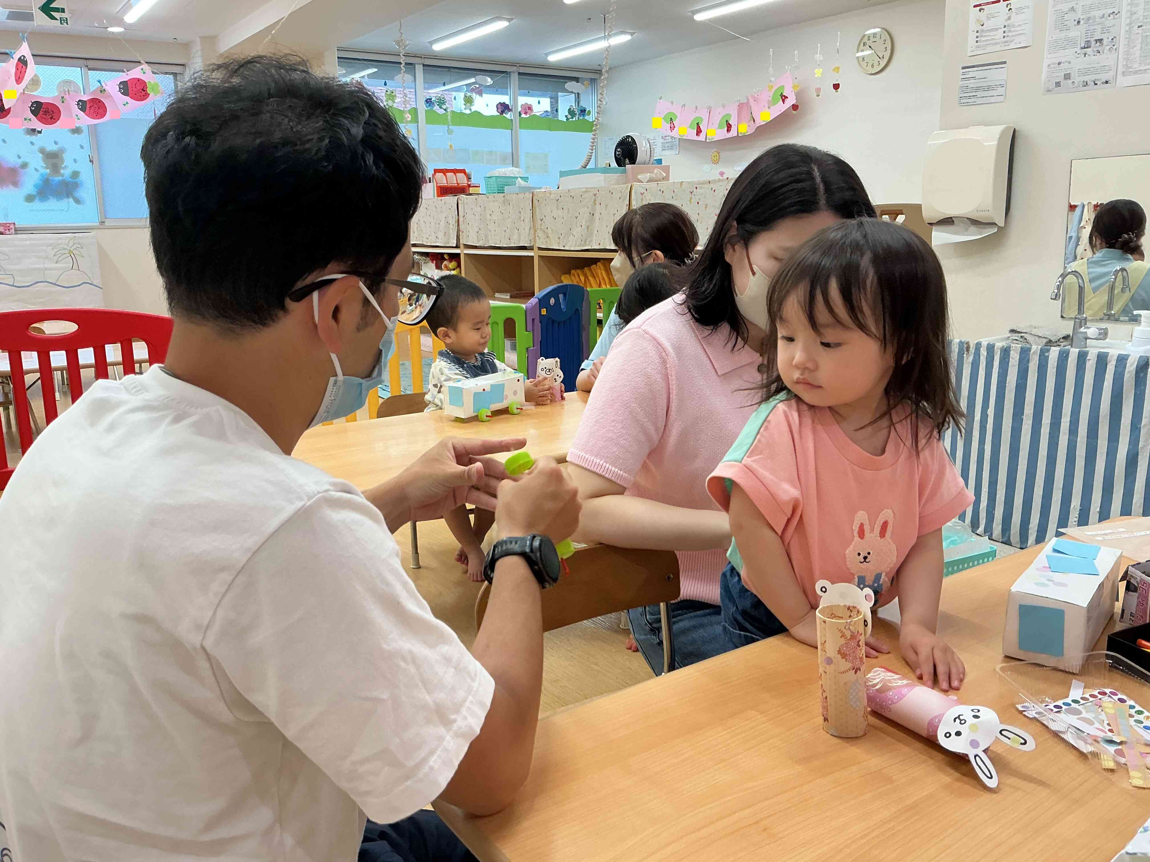 保育参加3日目（2歳児　うさぎ組）
