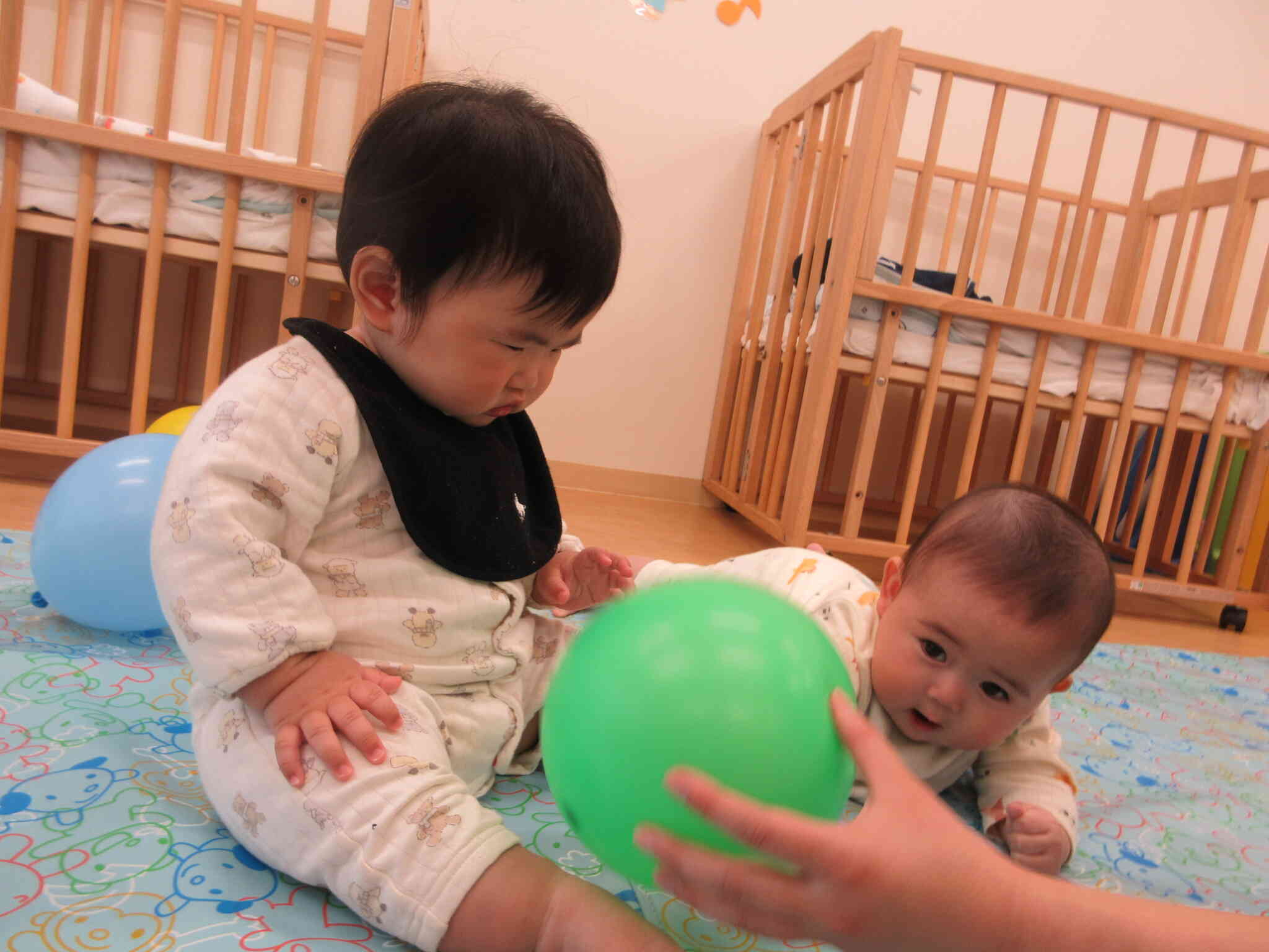 風船遊びをしたよ！