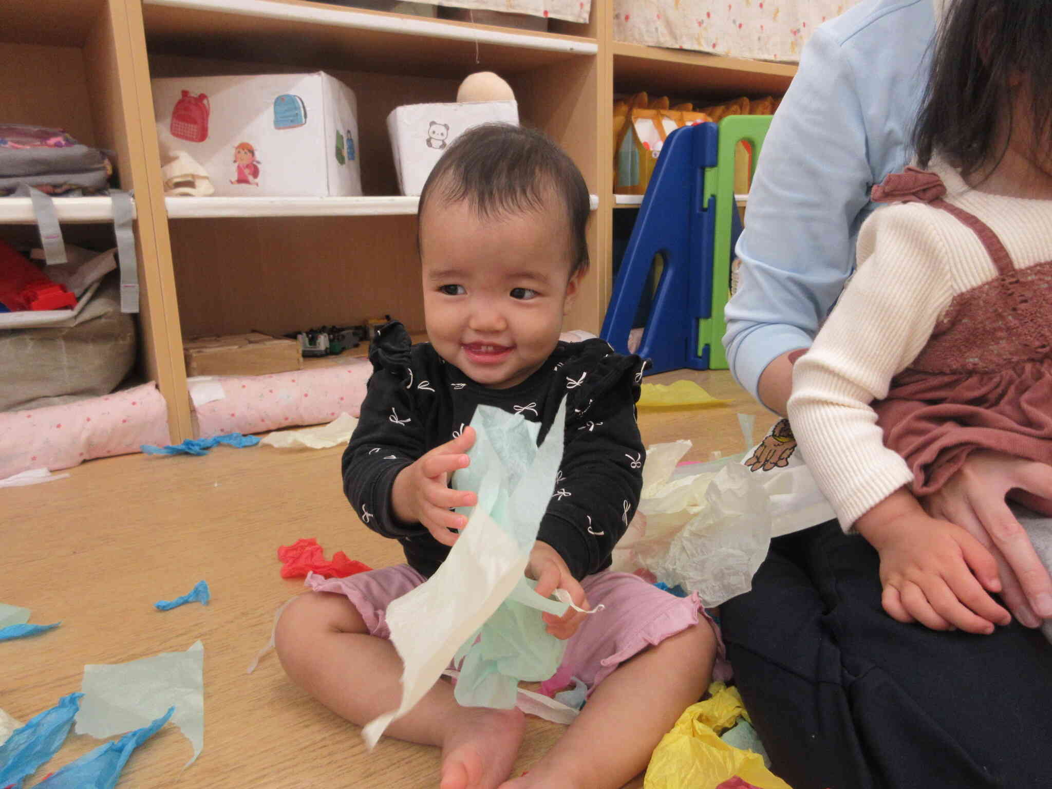 新しいお友だち♪（1歳児　あひる組）