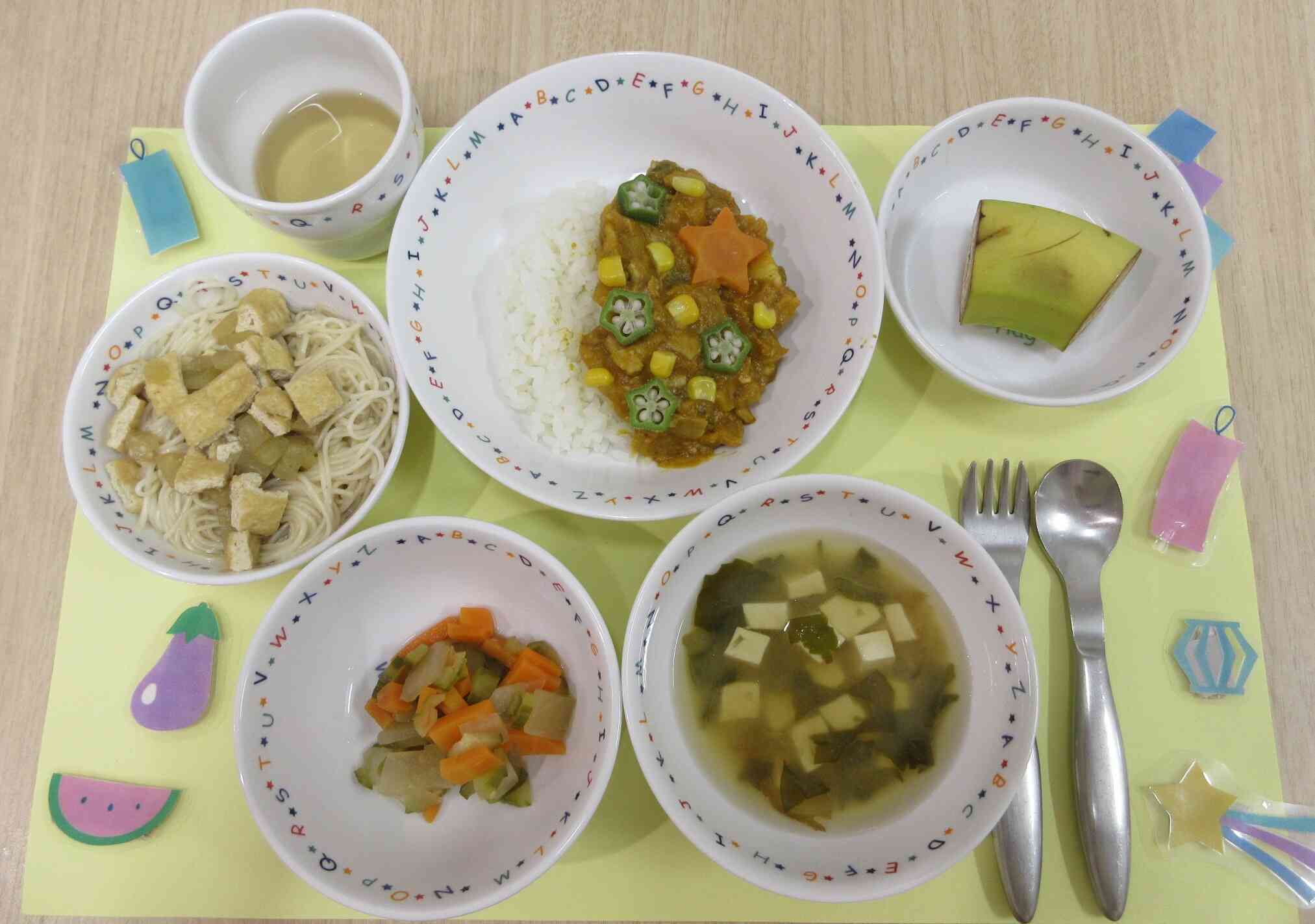 7月の給食（幼児食）
