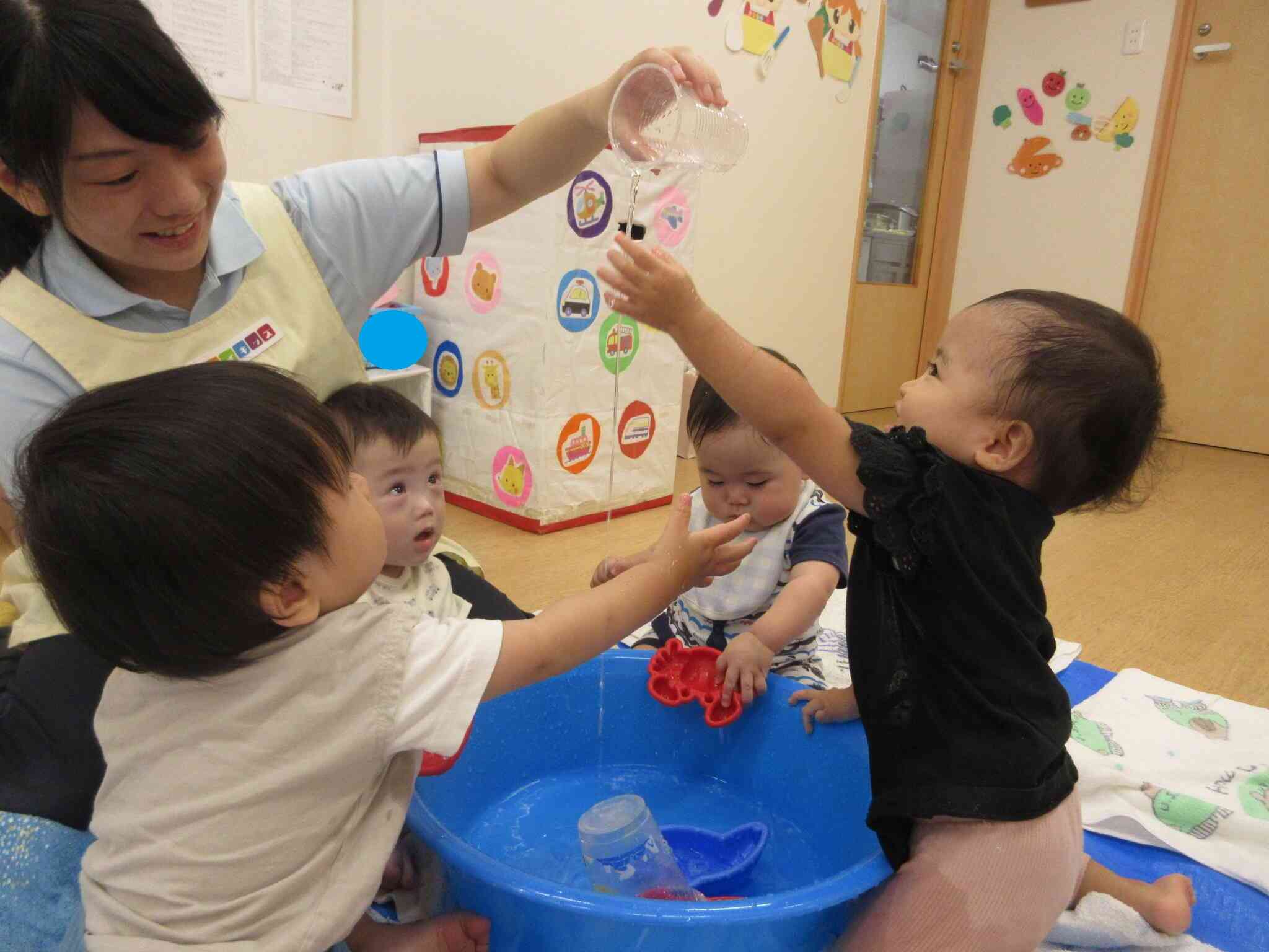 お水が落ちてくるよ！