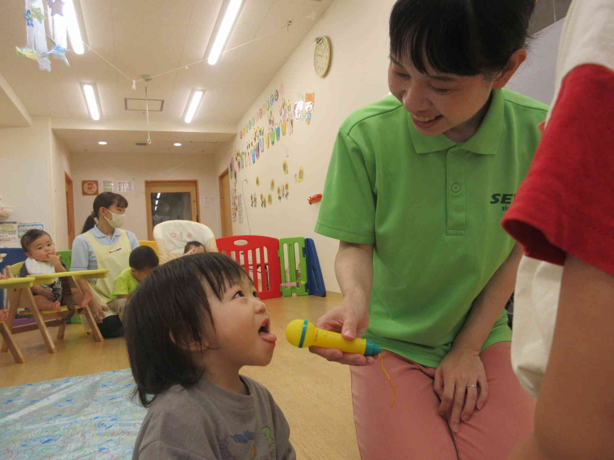 名前を聞かれたよ！