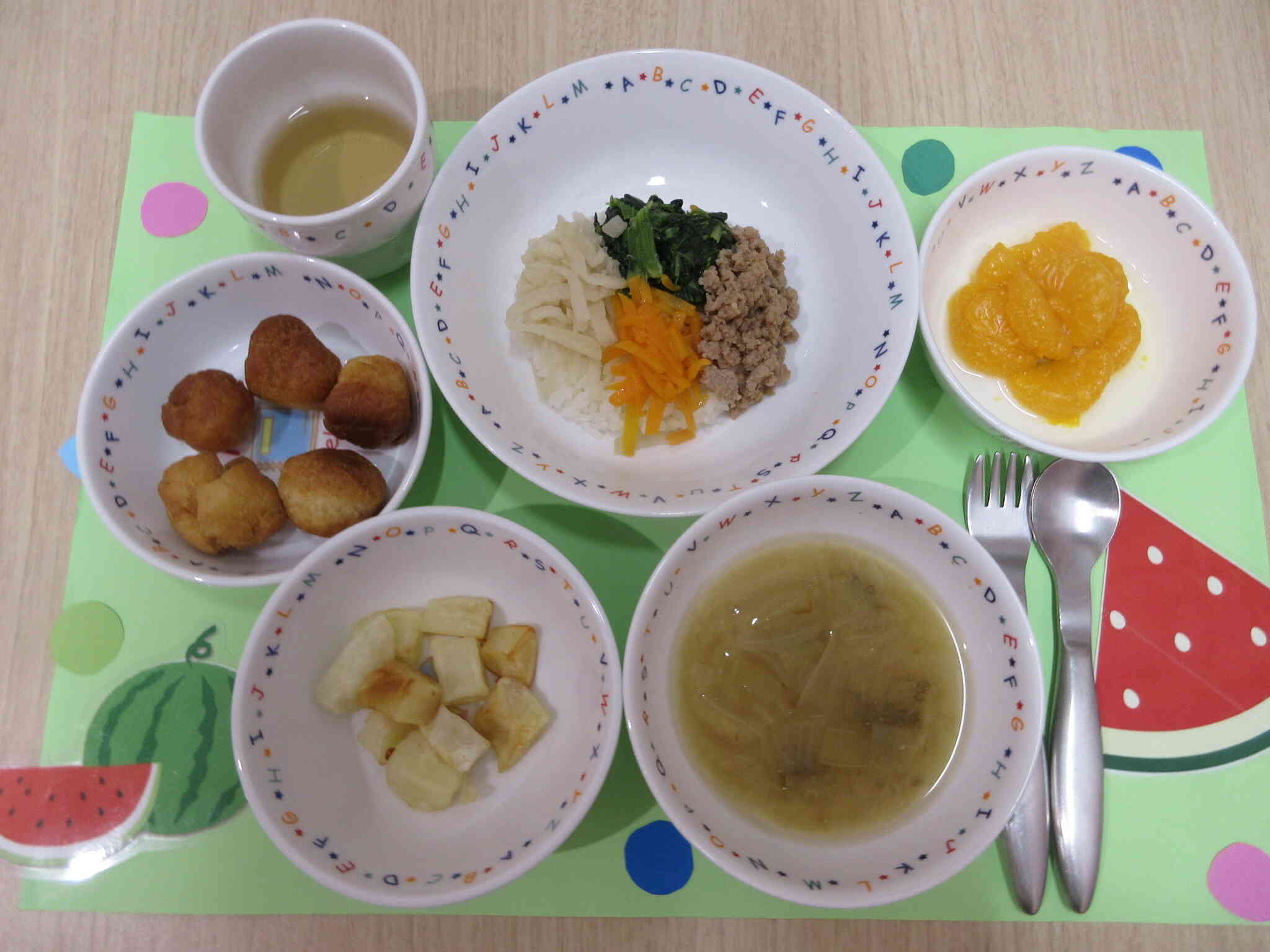 8月の給食（幼児食）