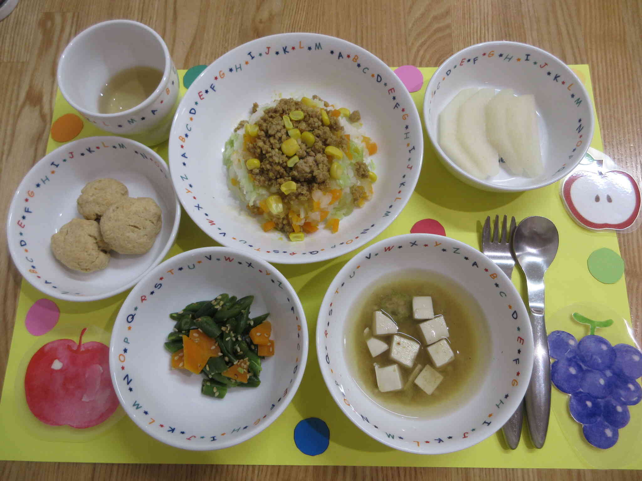９月の給食（幼児食）