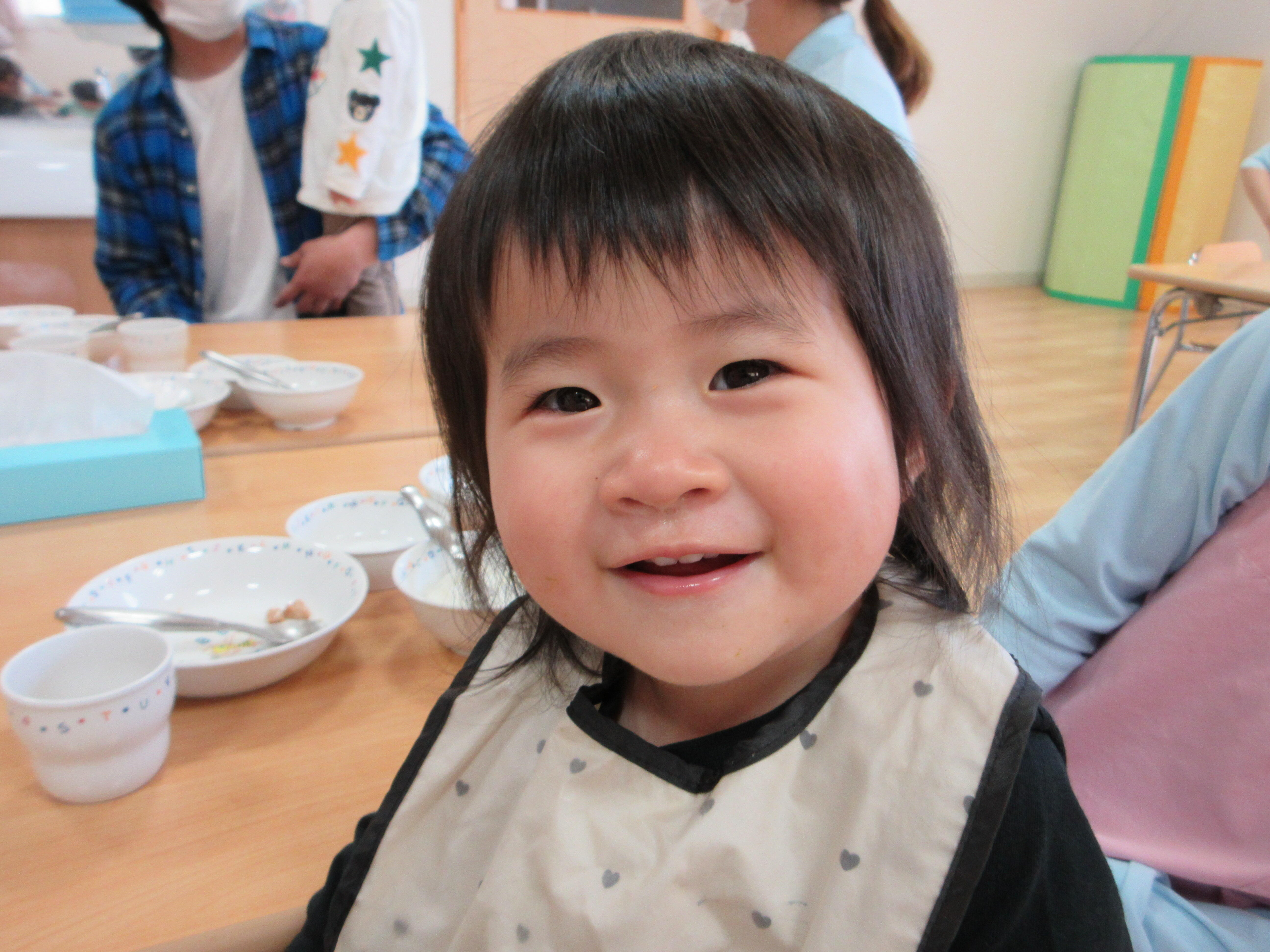 おいしい～♪の笑顔です!!