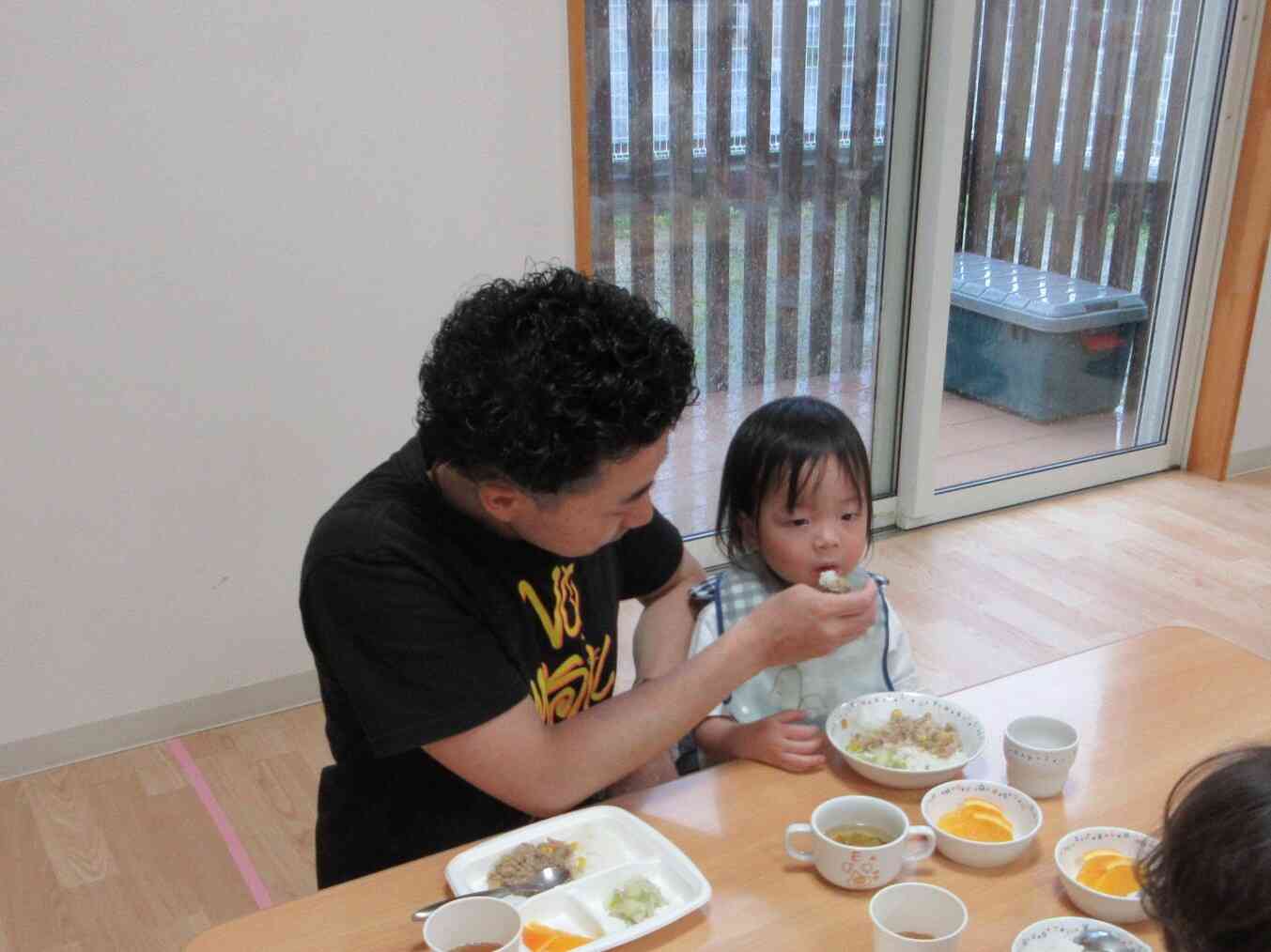 パパと一緒で嬉しいね‼