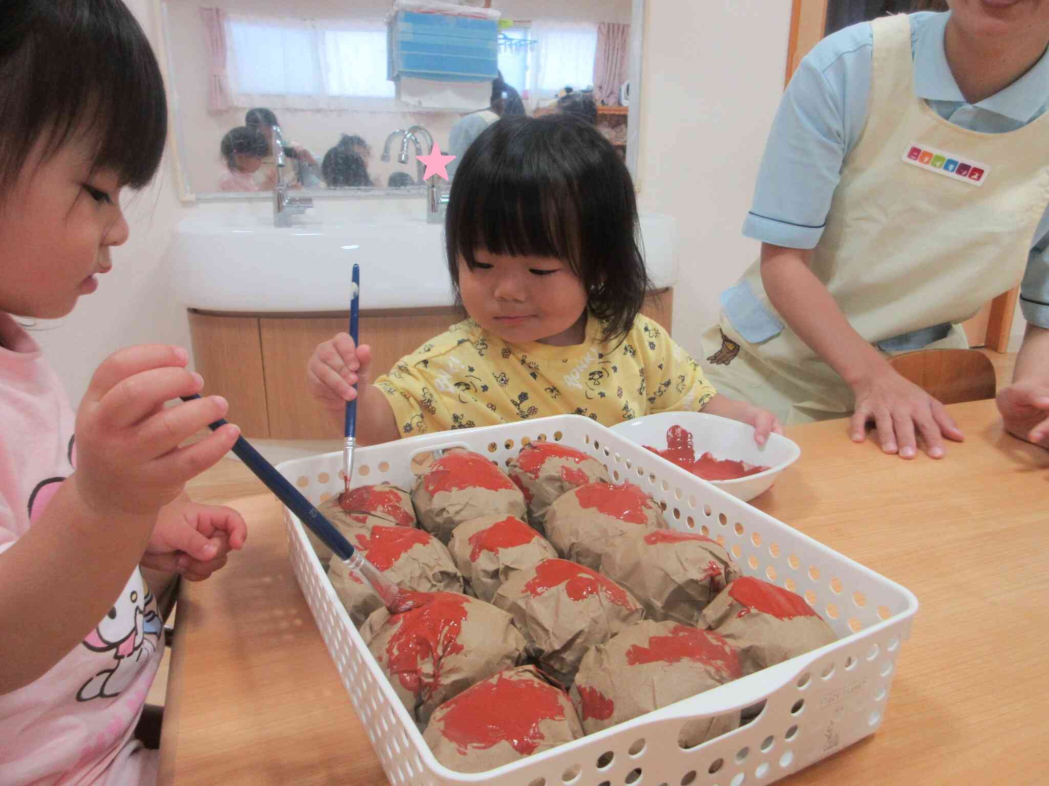 塗り塗り楽しいね♪