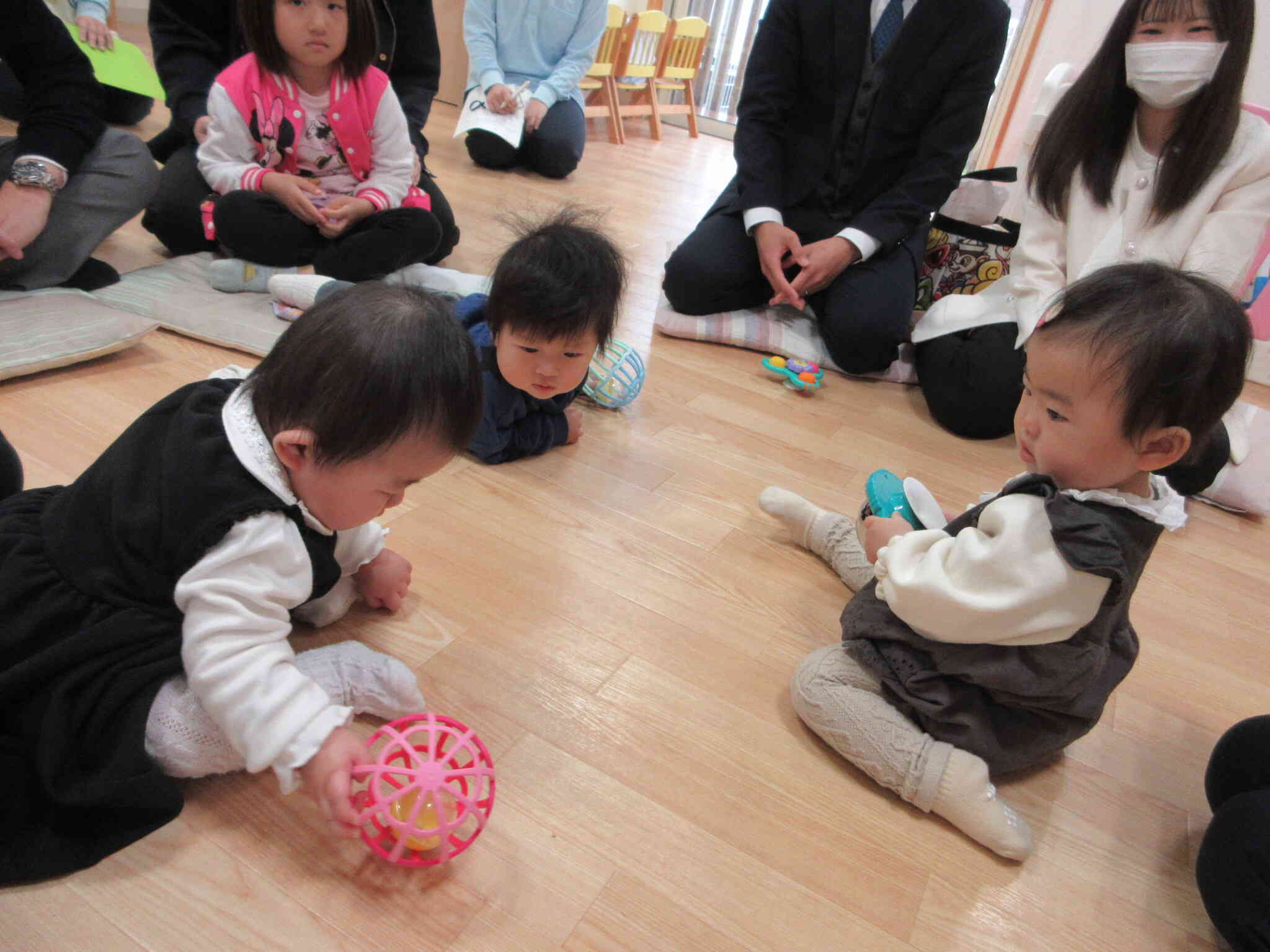 式のあとは懇談会★