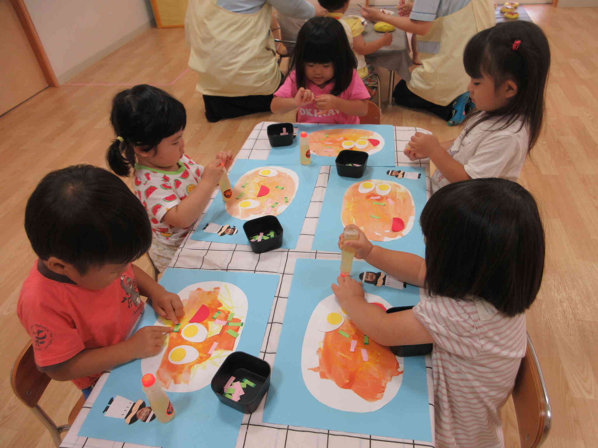 先生もみんなが作った冷やし中華が食べたいな～
