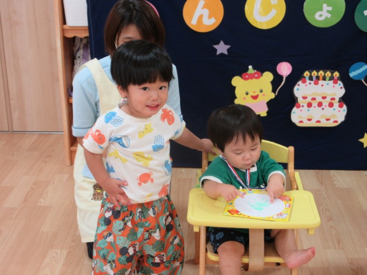 これからも元気におおきくな～れ！