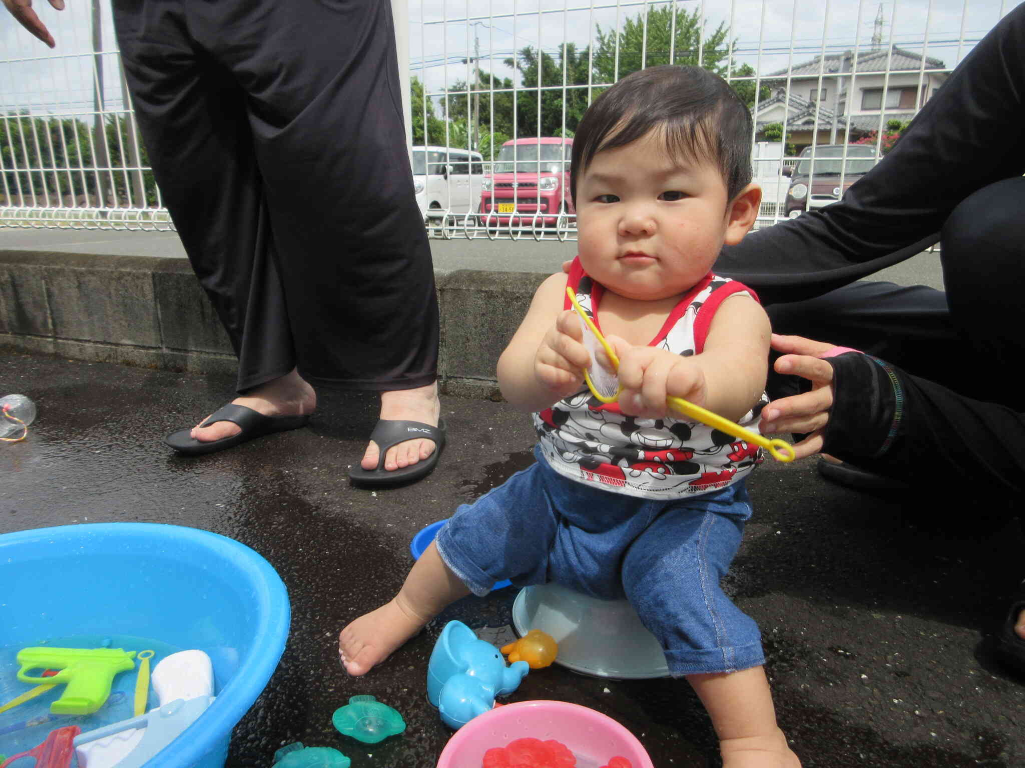おもいっきり楽しい　水遊び