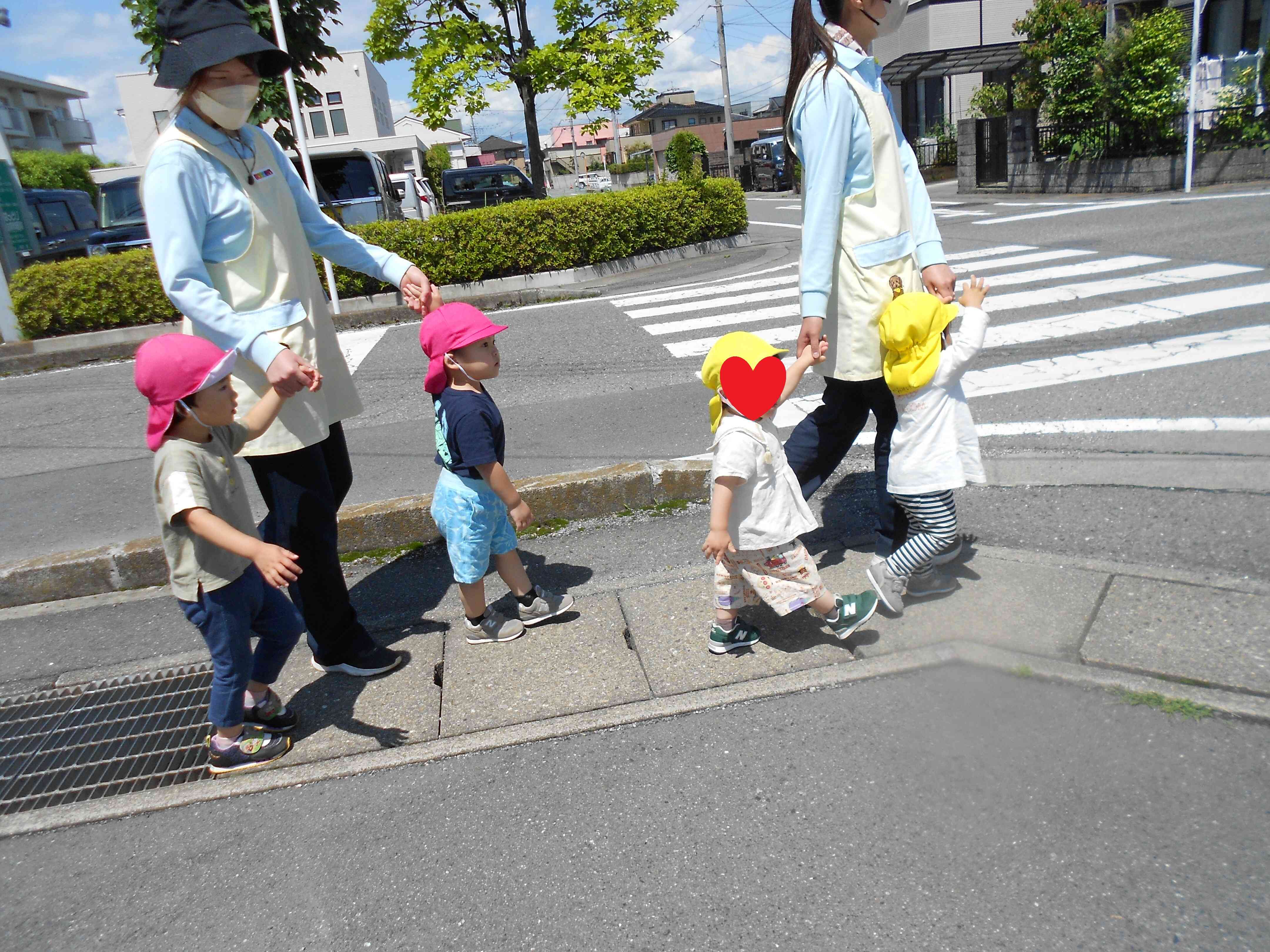 上手に歩けたよ♪