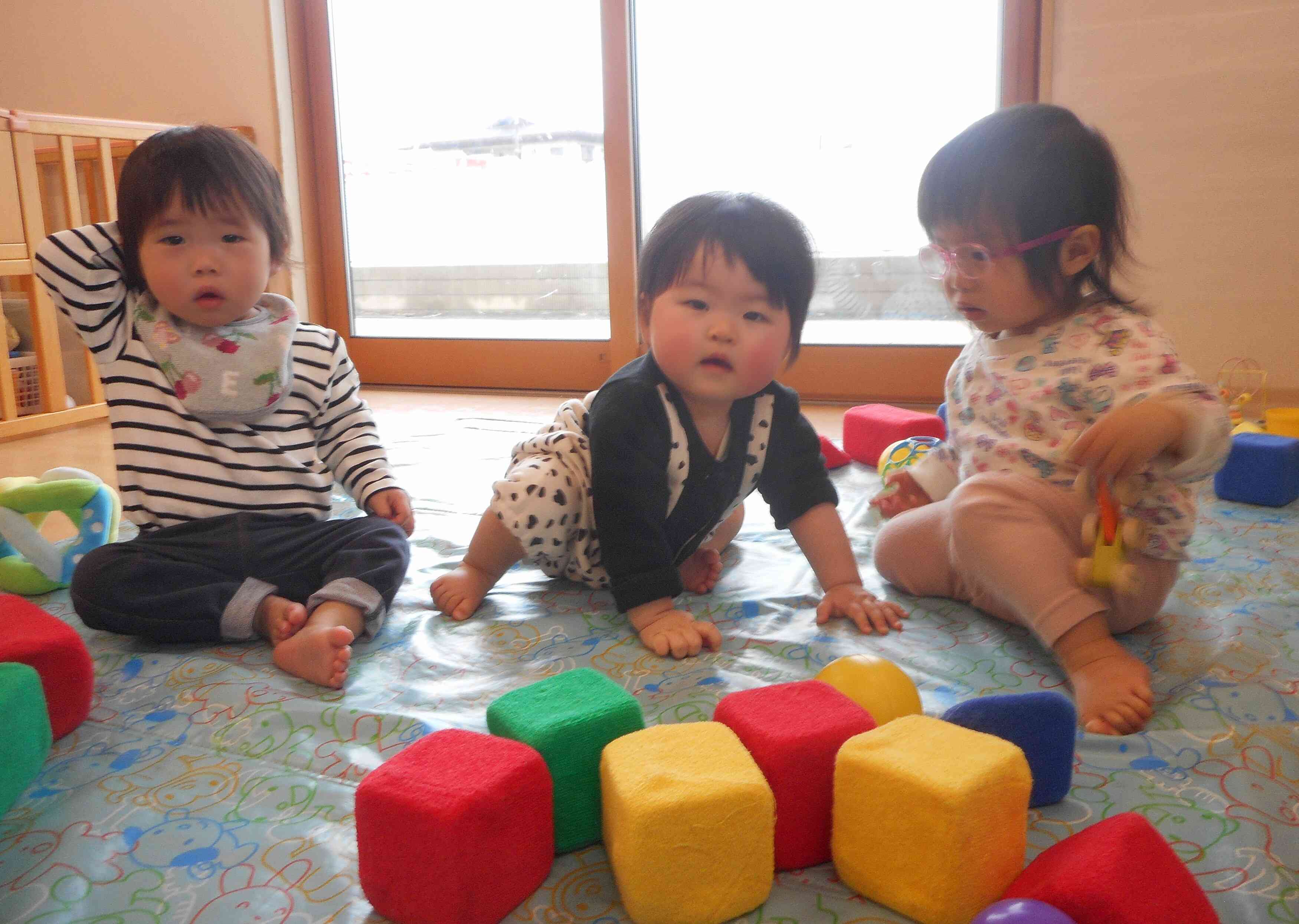 新しいお友達とも仲良く遊んでます(^^♪