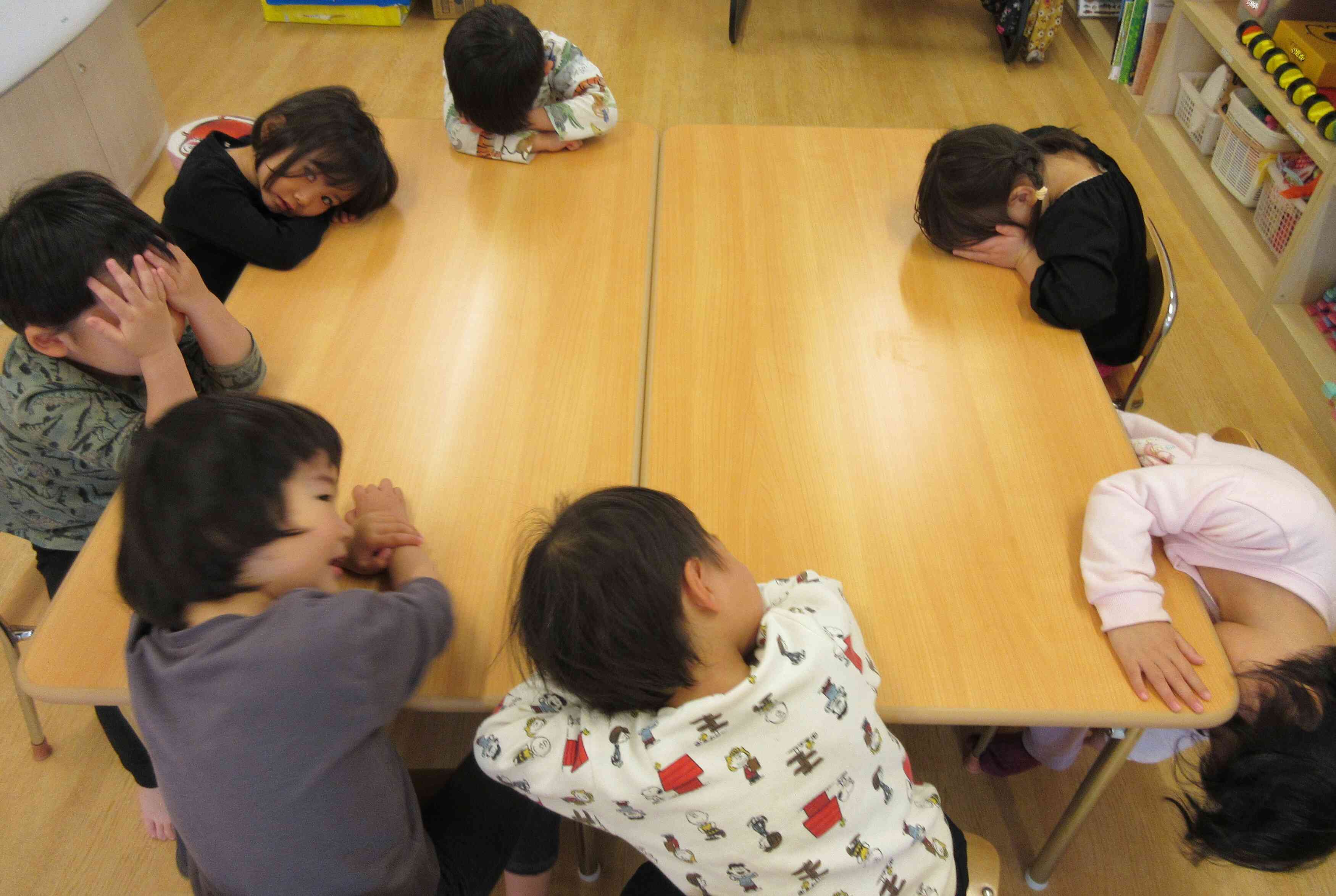 憧れだった以上児クラスの保育室！