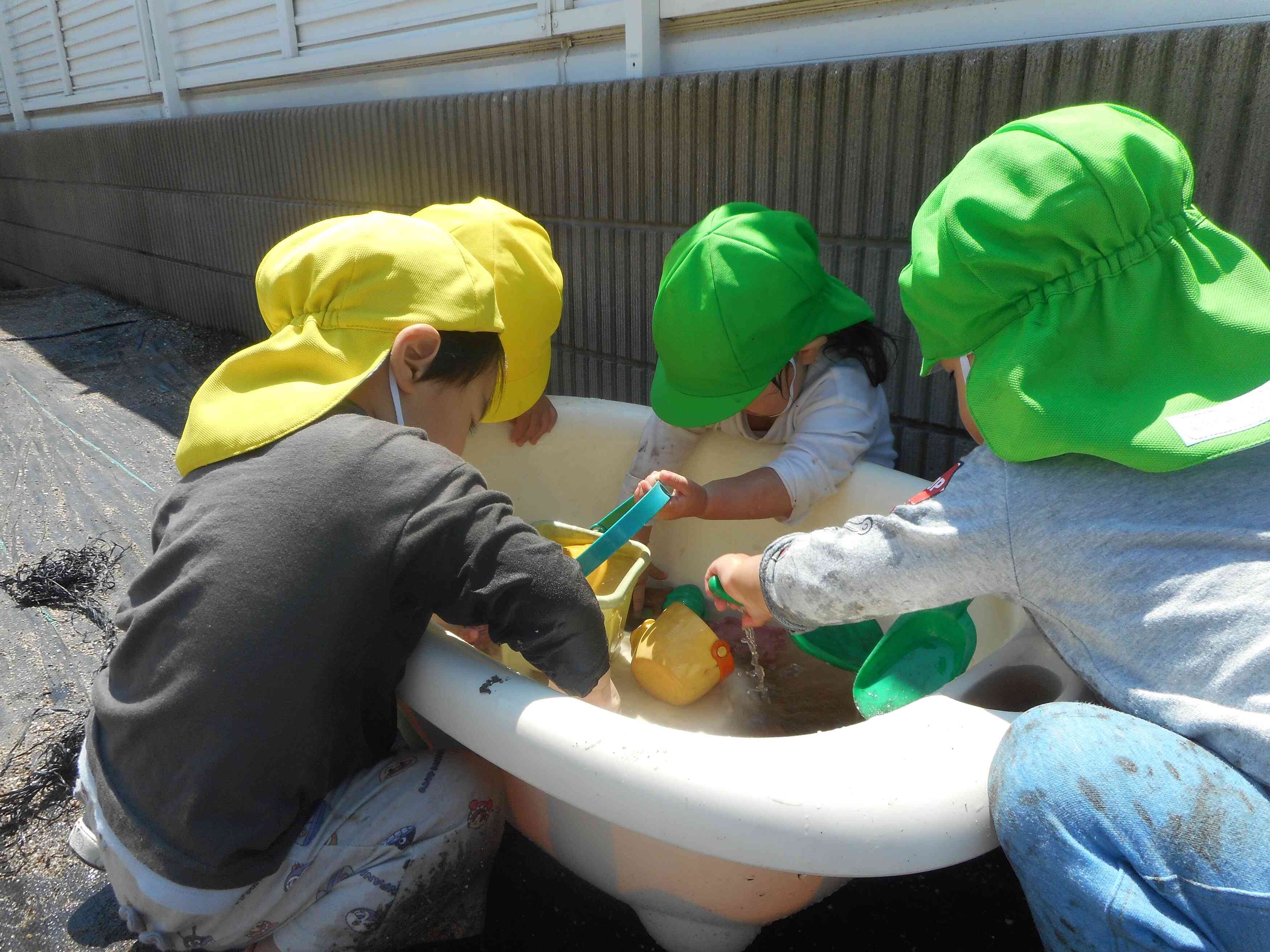 みんなでお水遊び！！