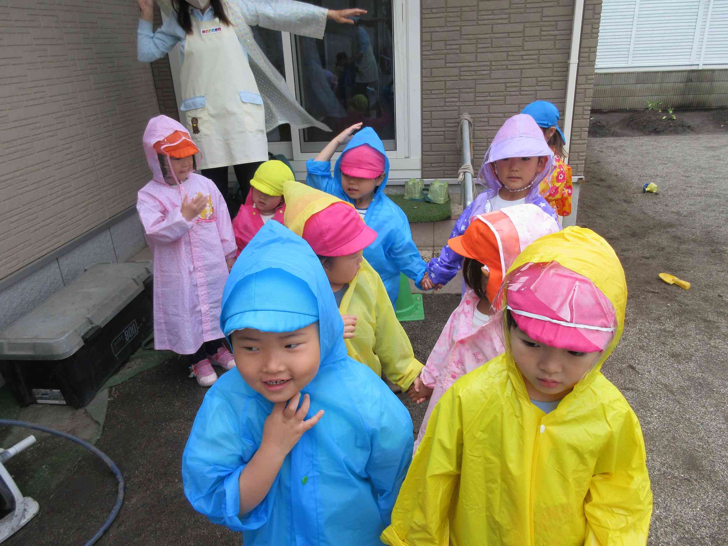 雨の日散歩♪