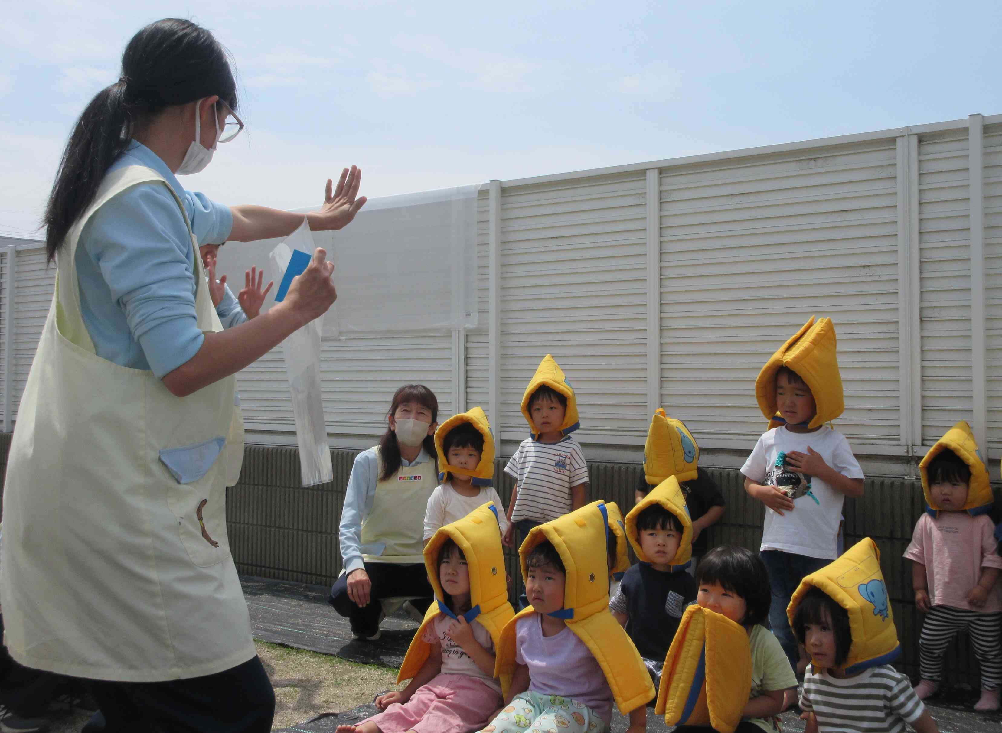 ５月　避難訓練の様子