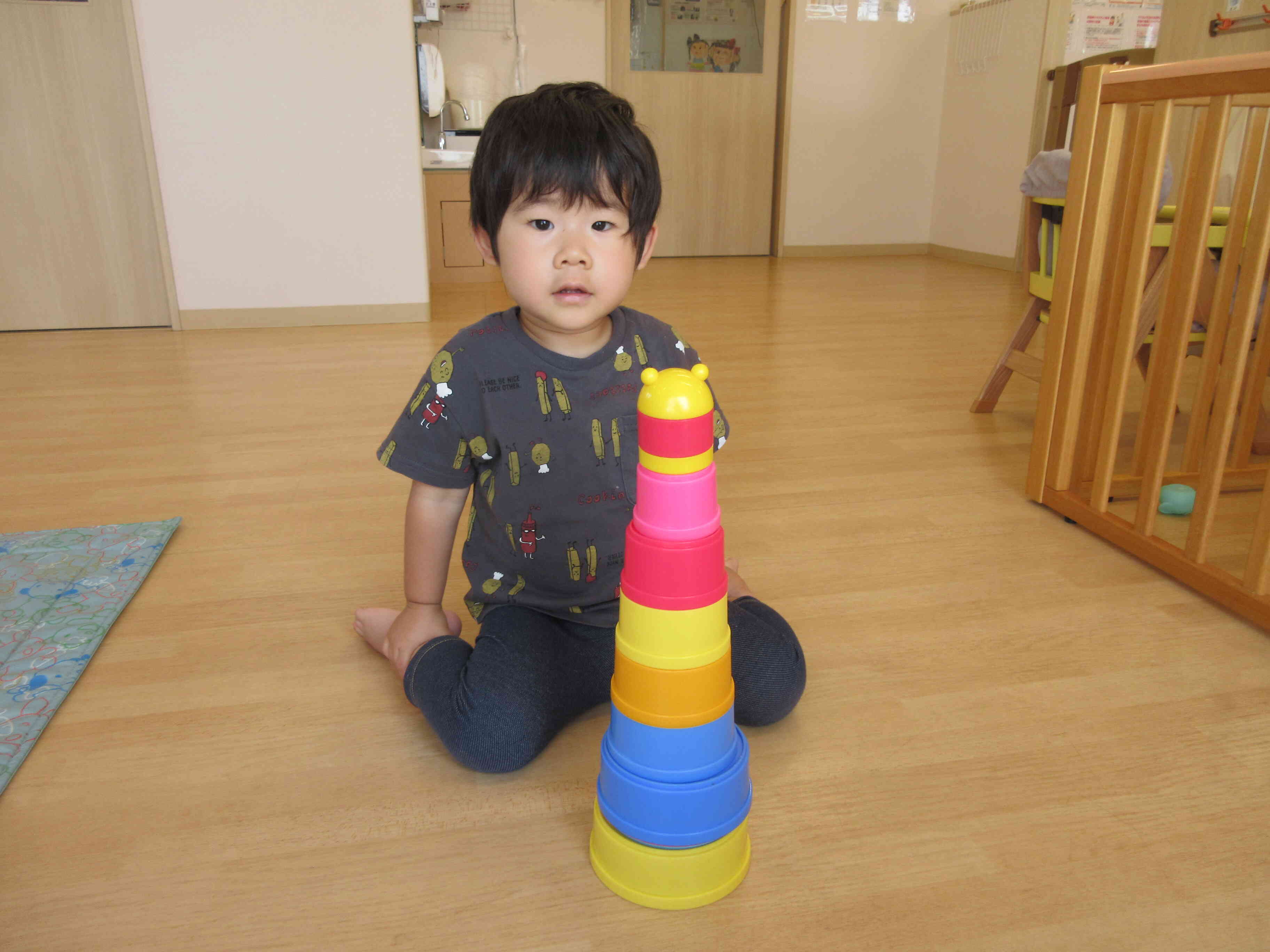 高く積めたね～