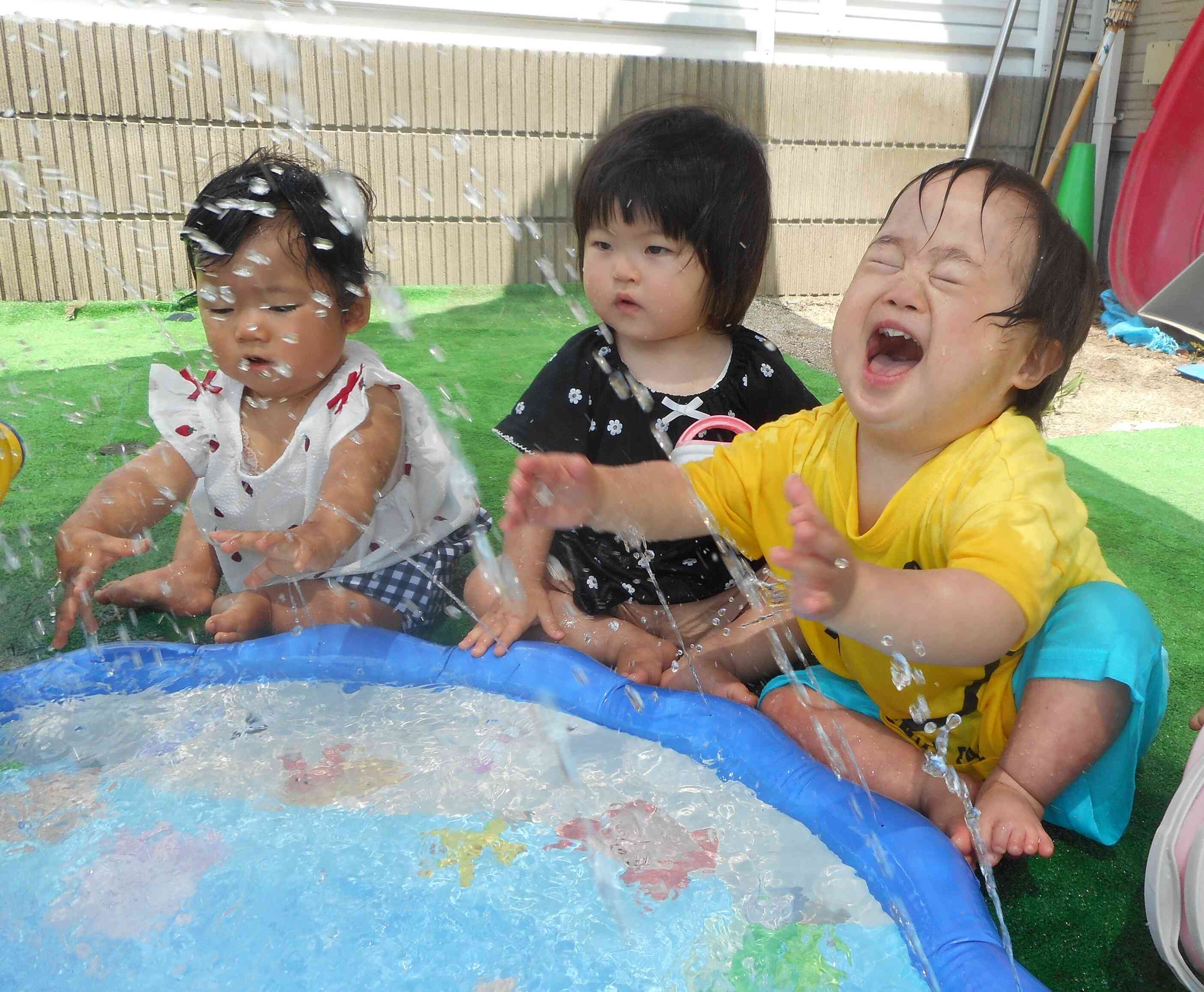 夏だ～！水遊び最高～！！