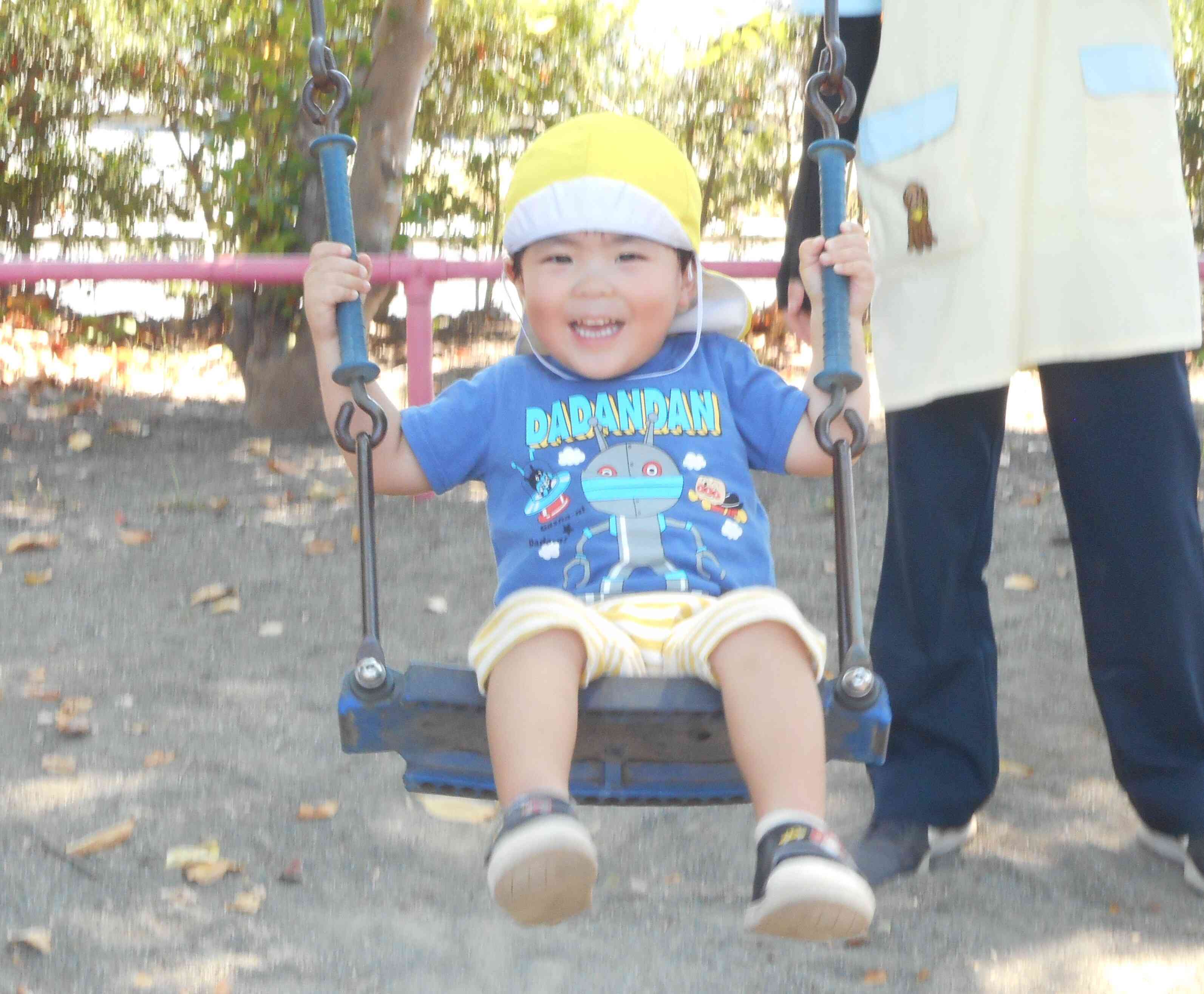 あひる・うさぎ組の公園の様子