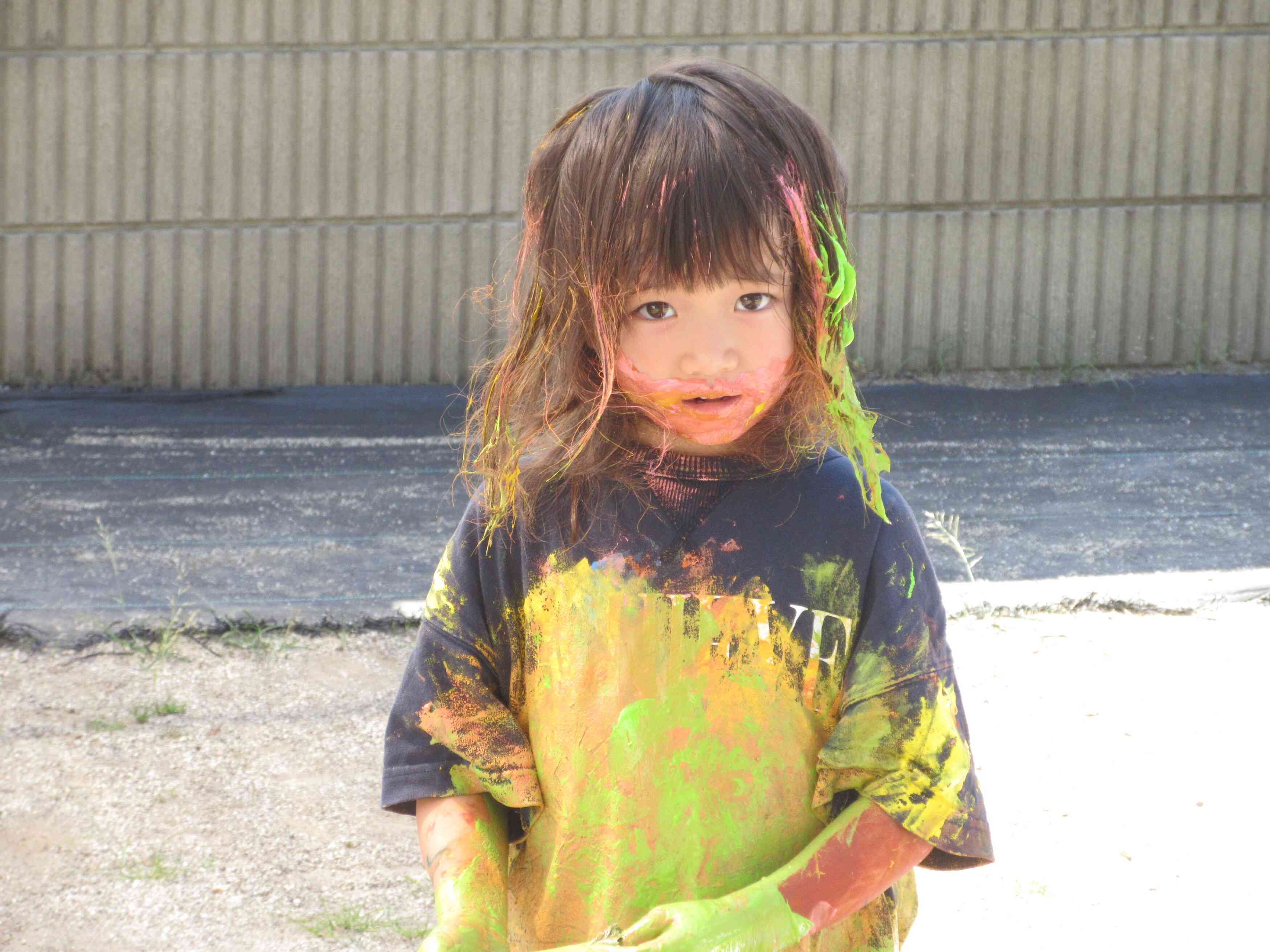 おもいっきりボディーペインティング♪