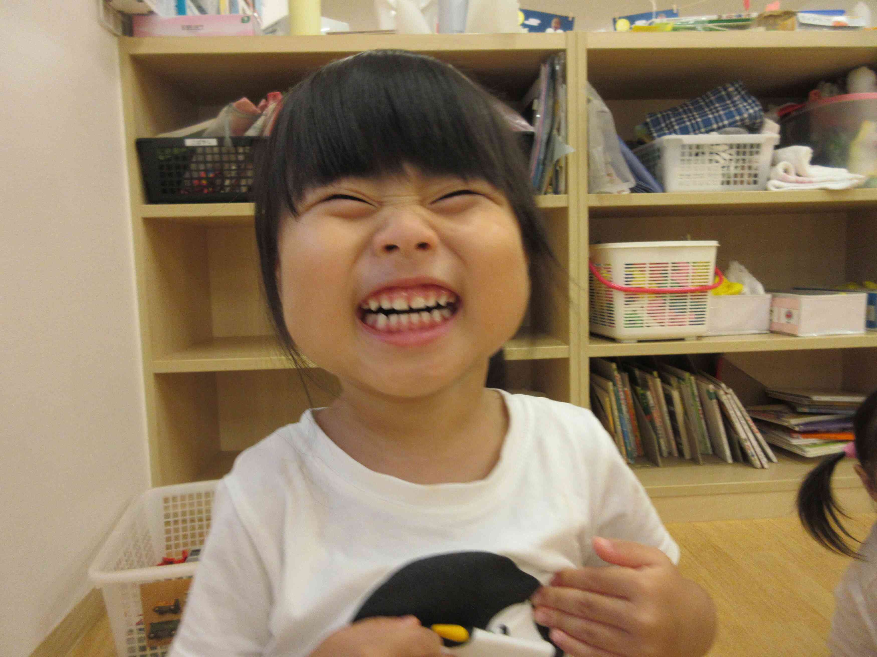 とってもいい笑顔をパシャ！