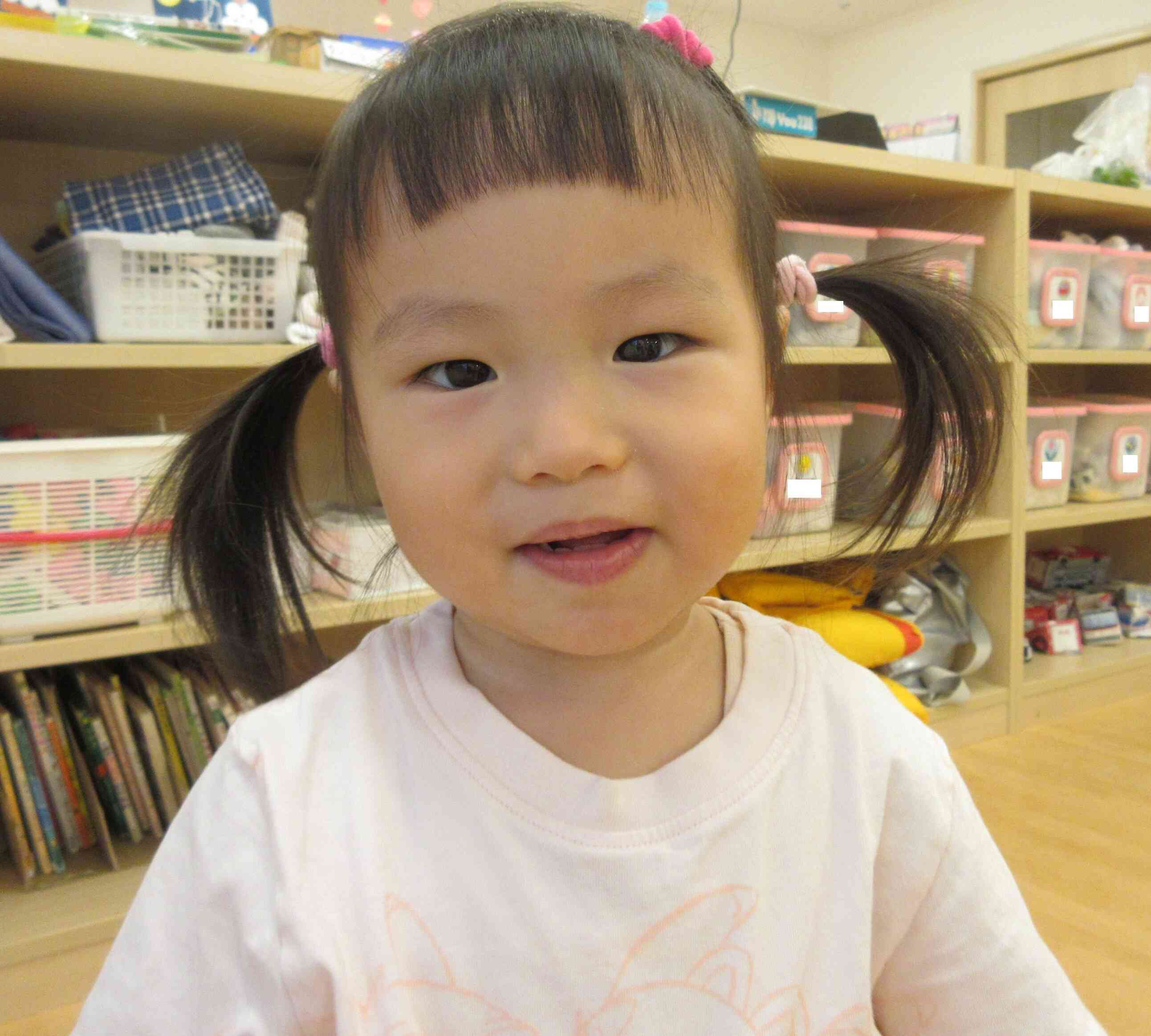 前髪切ったよ！