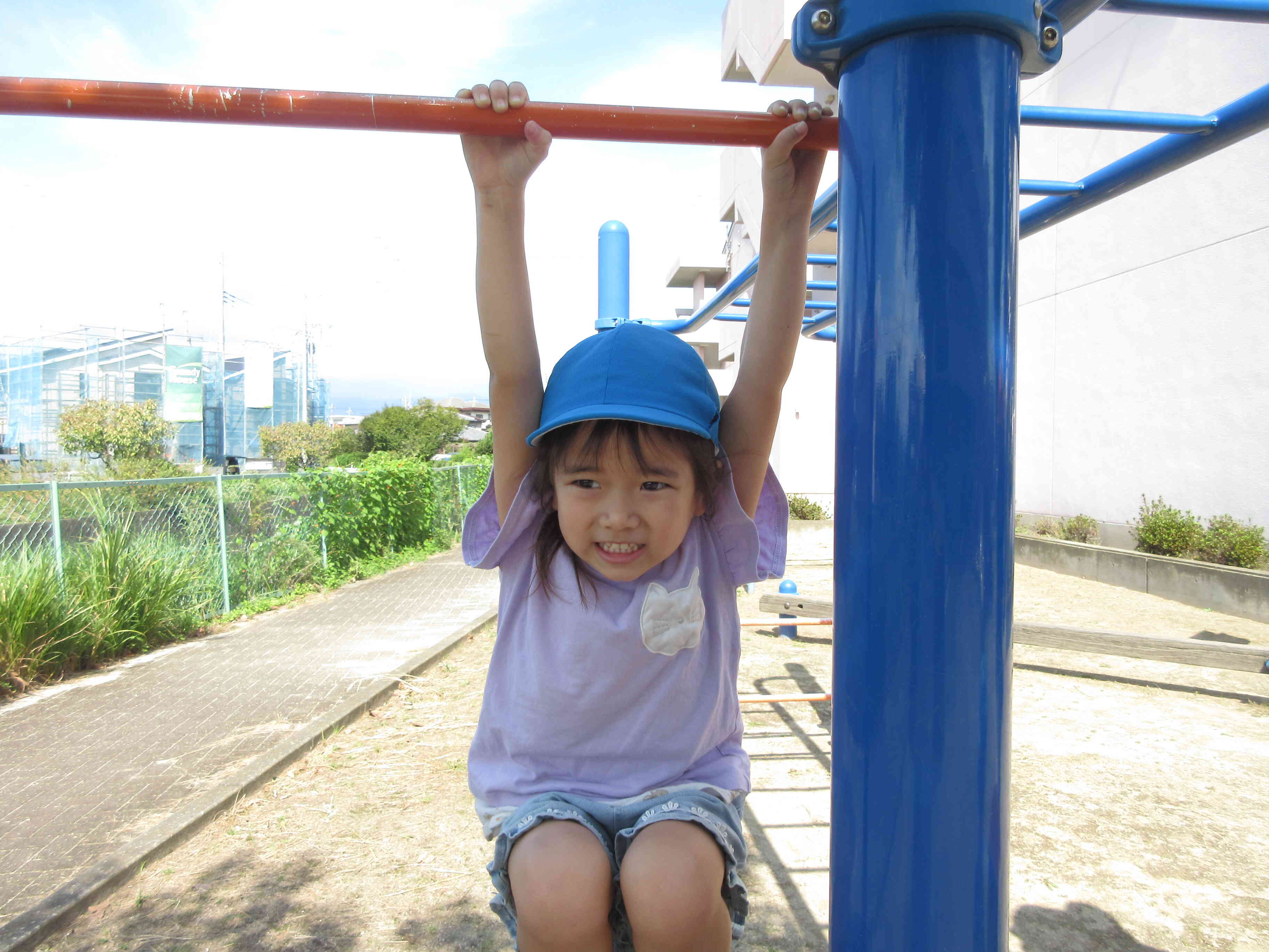 いっぱいつかまっていられるよ！