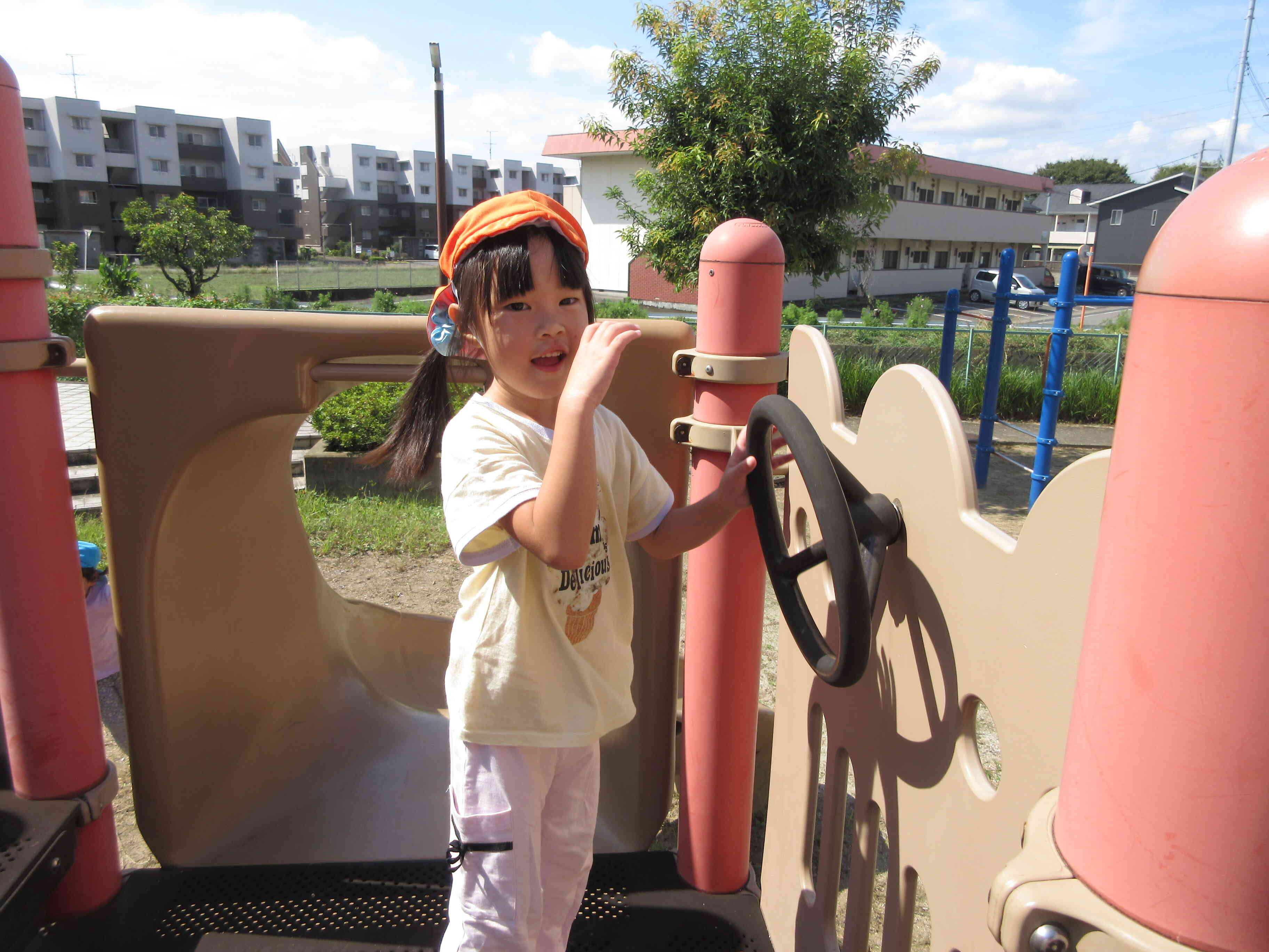 バスごっこをしたよ！