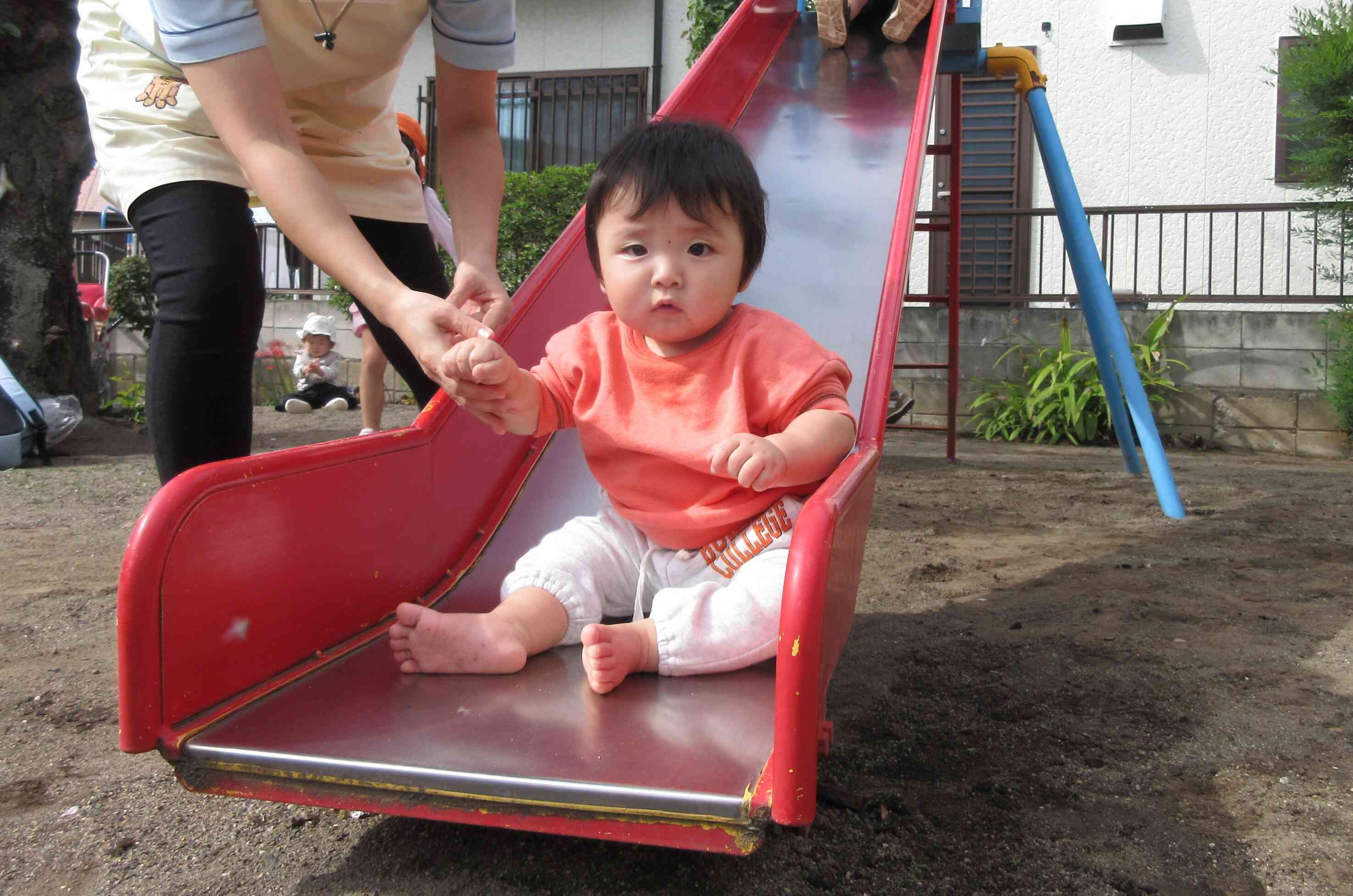 ぼくもすべってみたよ！