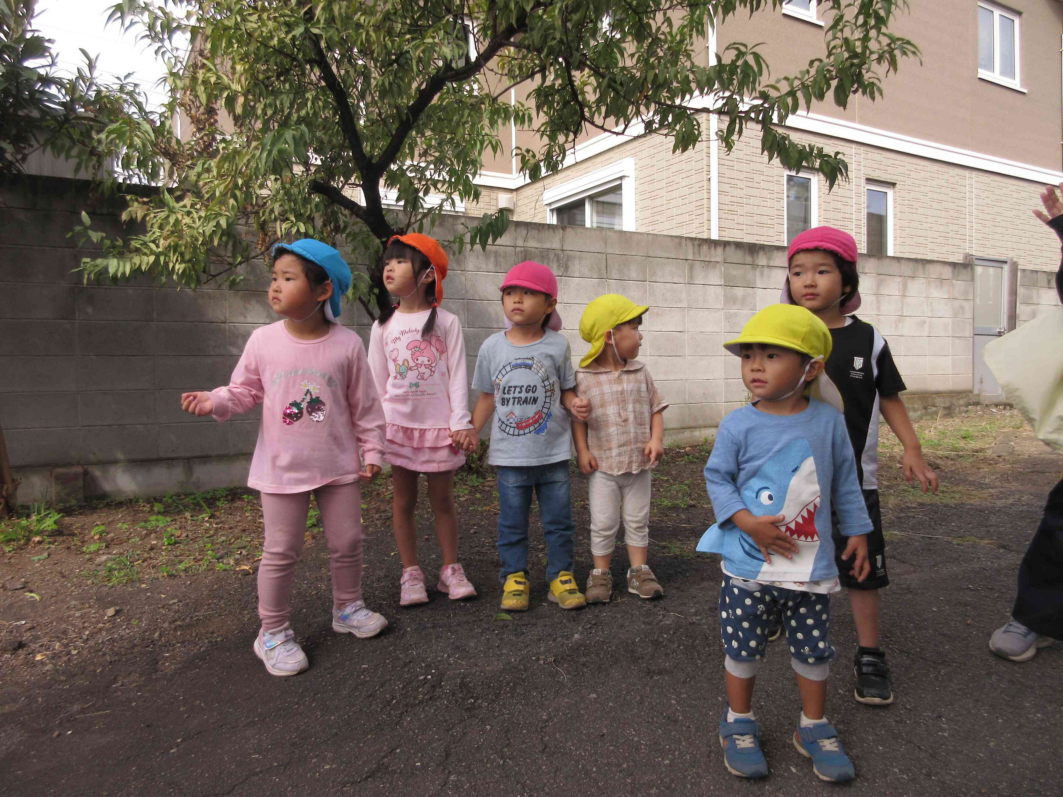 駅まで電車も見に行ったよ！電車 来るかな～？