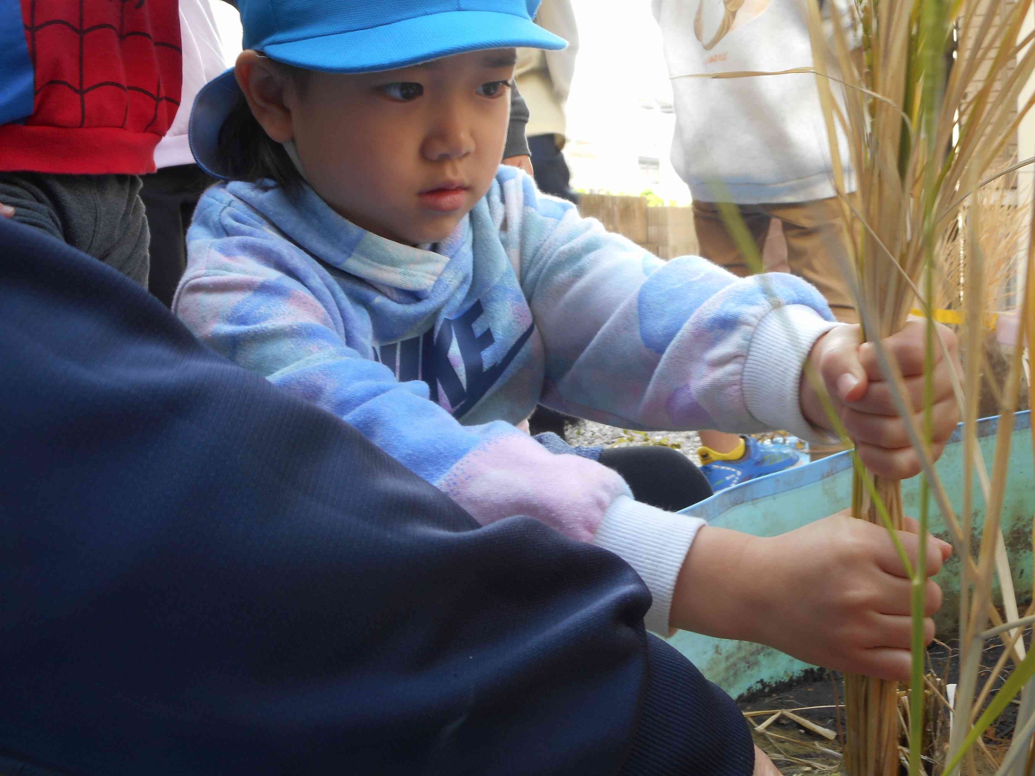 上手に持てましたね♪