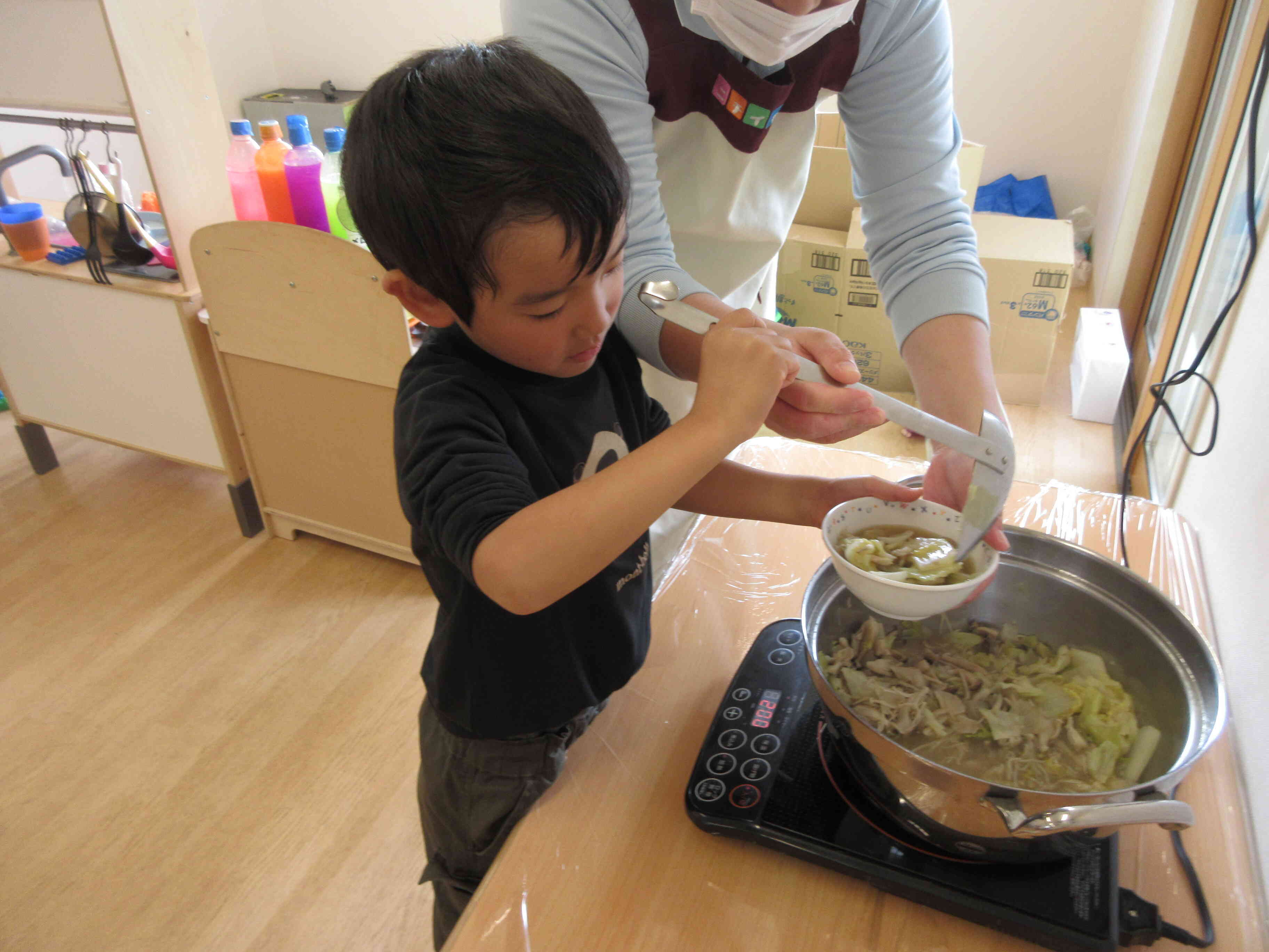 いっぱいいれよう♪