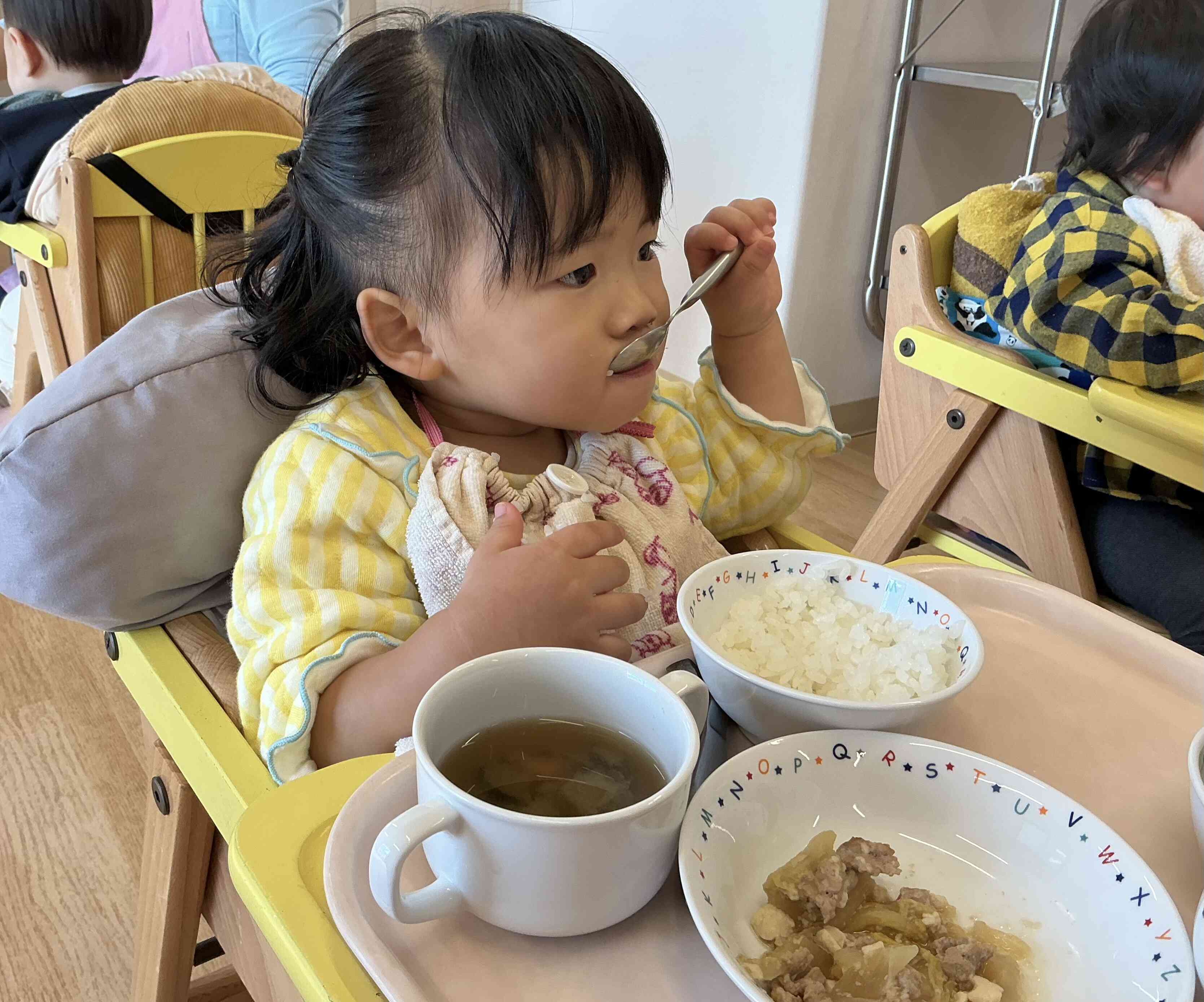 ひよこ組・りす一組 思いっきり給食