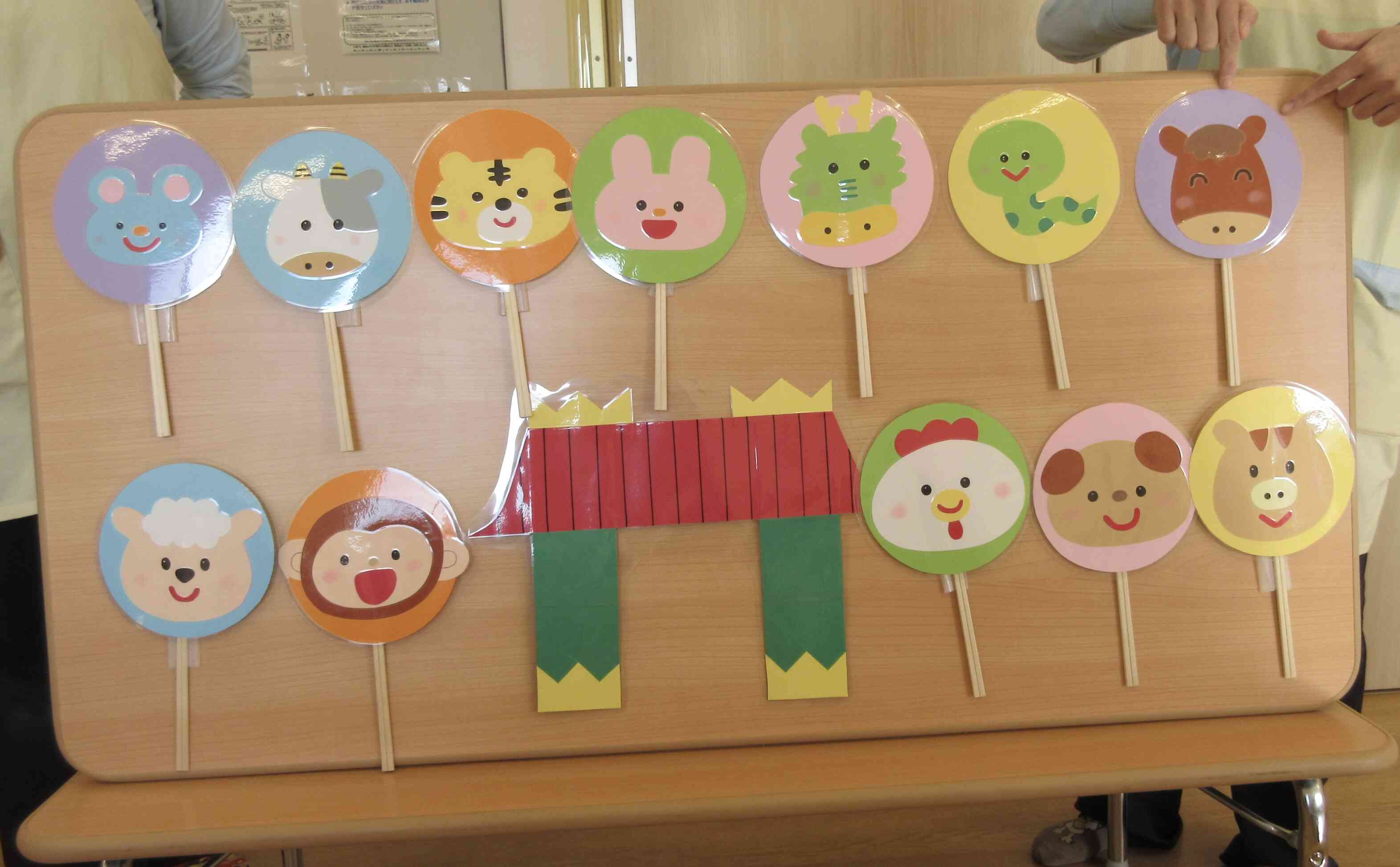 正月のお話し会（ひよこ組・りす１組）