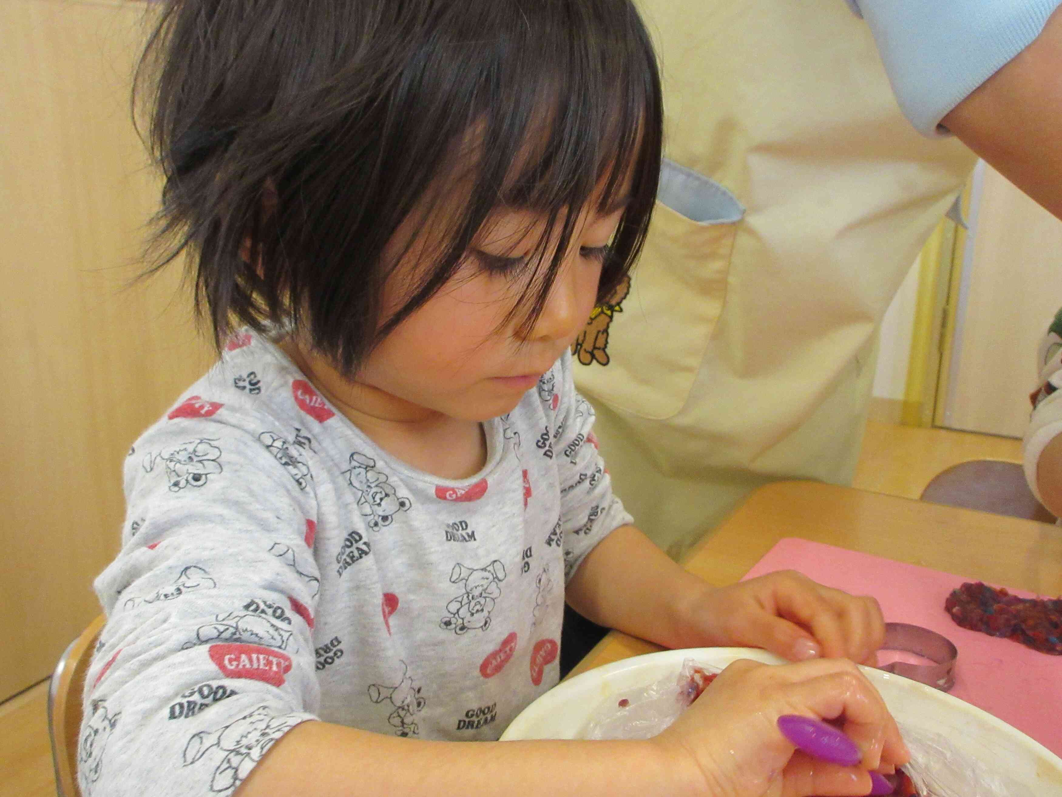 ハートとうさぎにしよう！