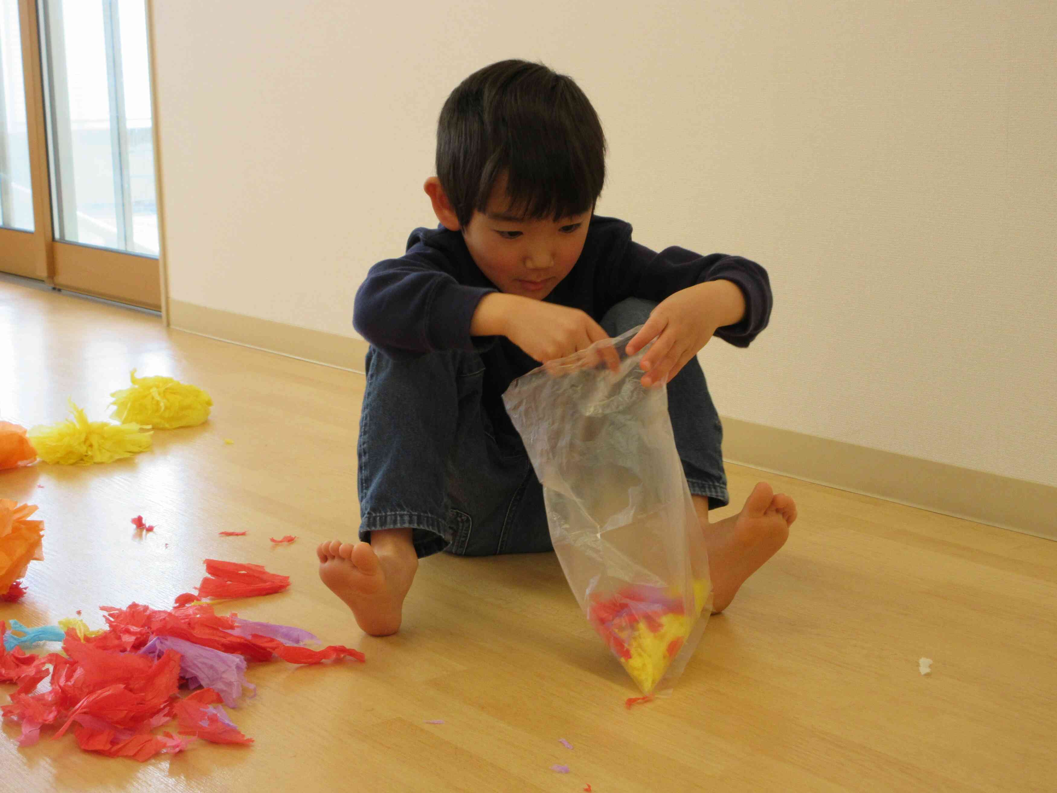 細かくちぎりました♪