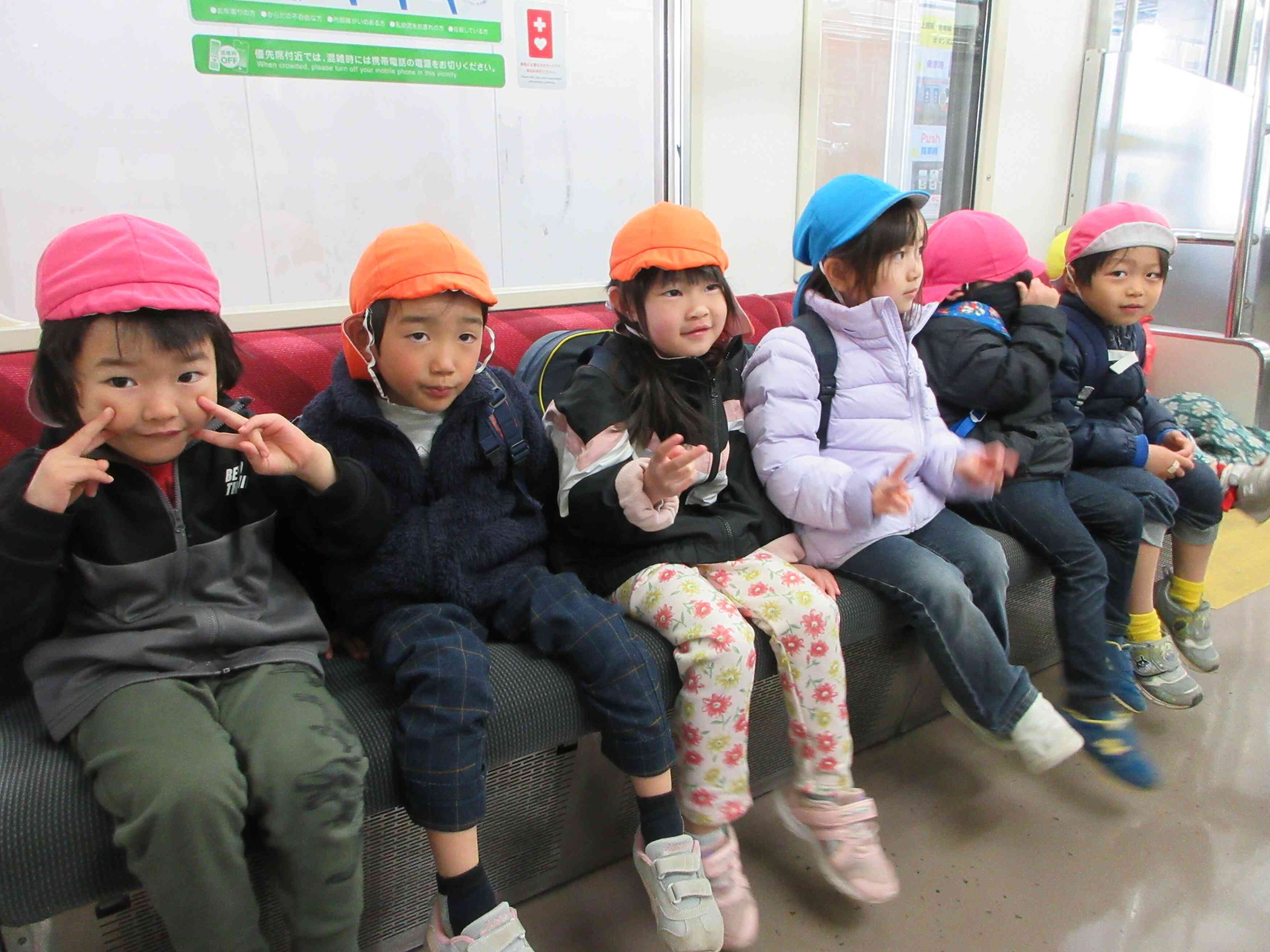 保育園まで戻るよ♪