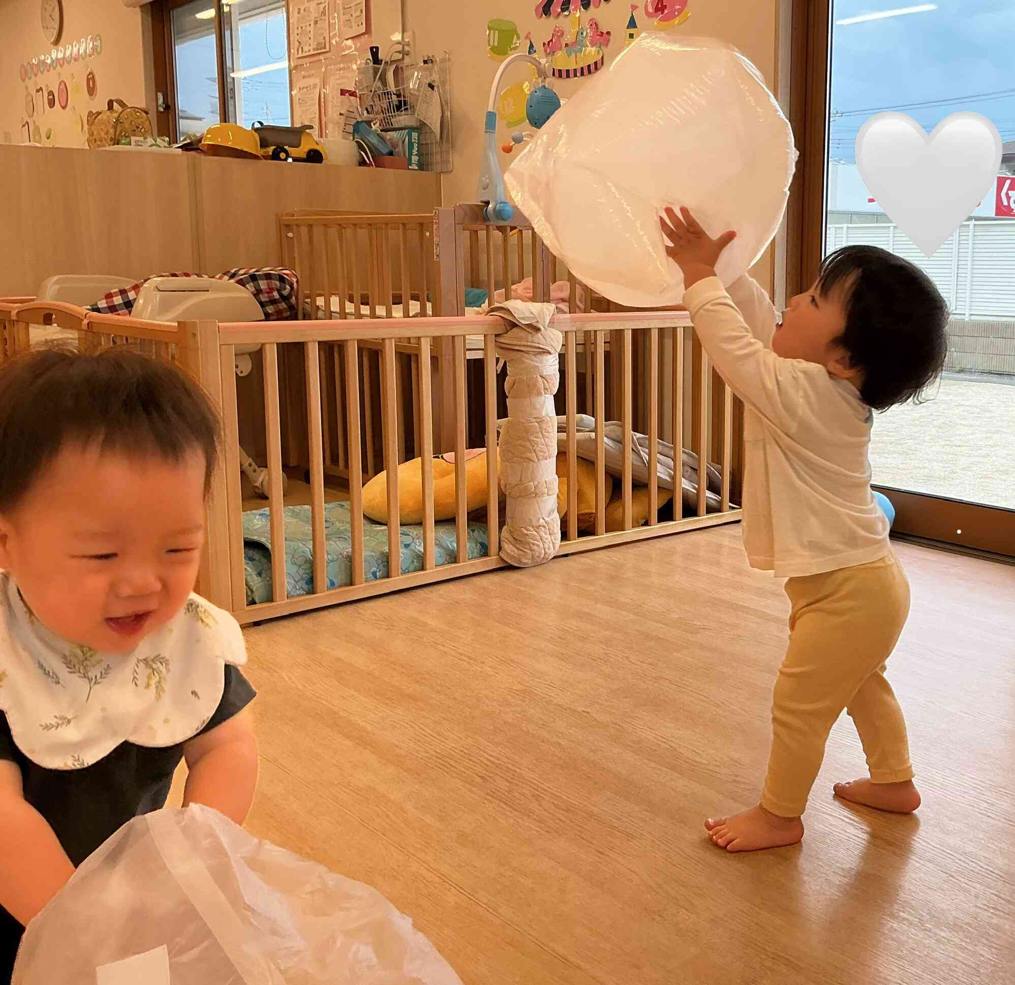 お部屋での様子(ひよこ組・あひる1組)