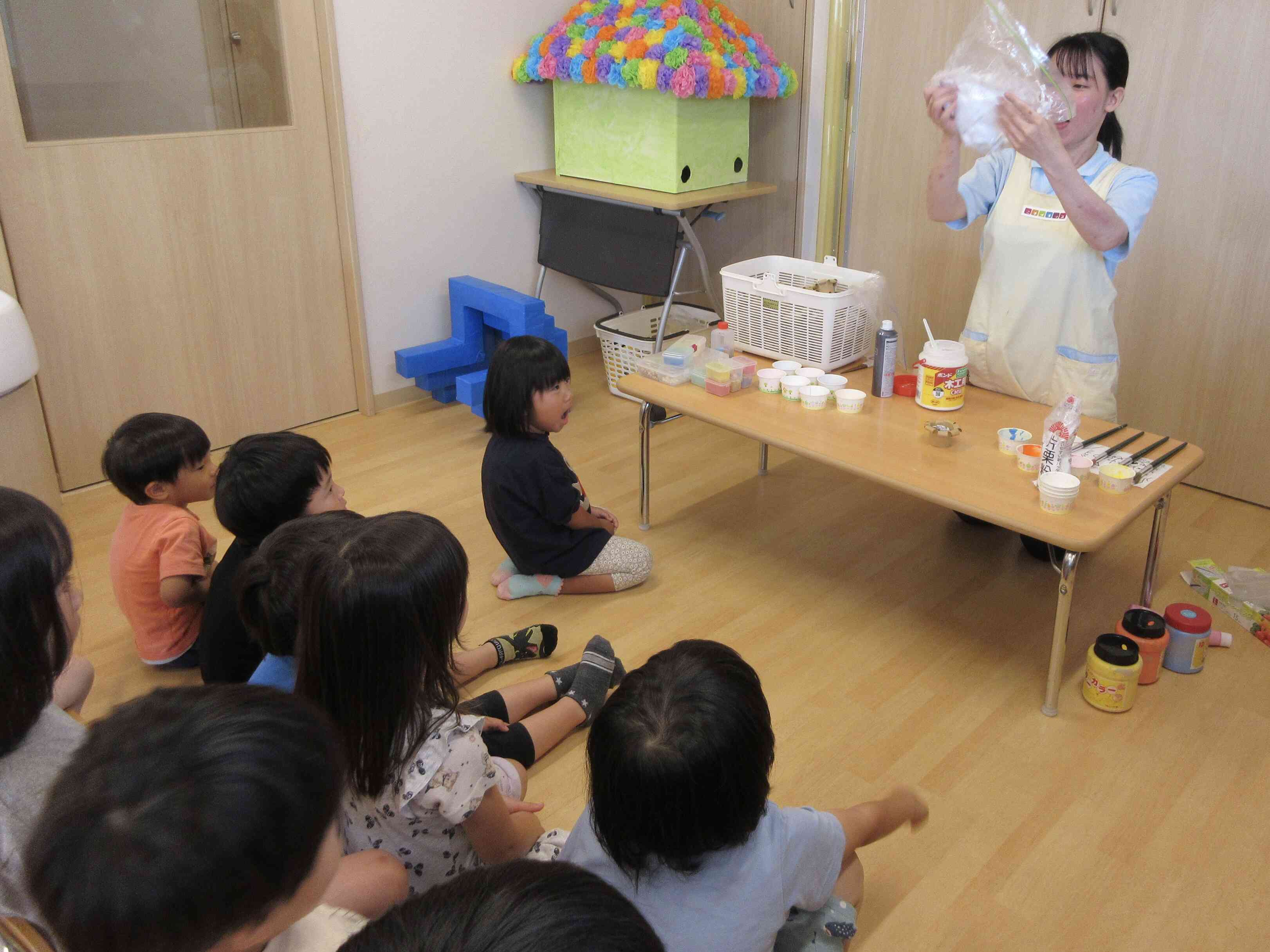 カップケーキを作ったよ! 3・4・5歳児クラス(りす組・ぱんだ組・きりん組)